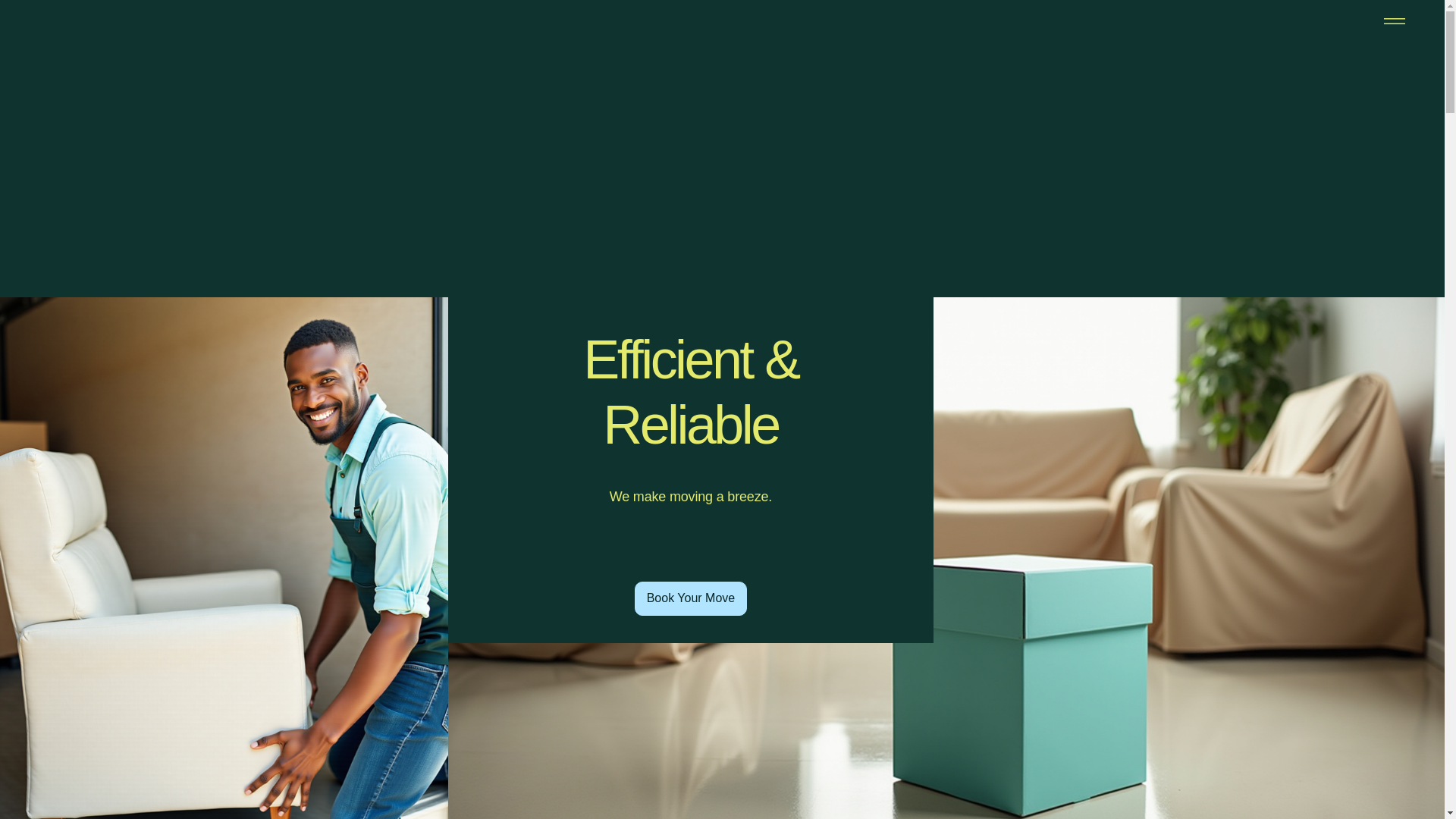 website screenshot of https://shmovinganddesign.com/