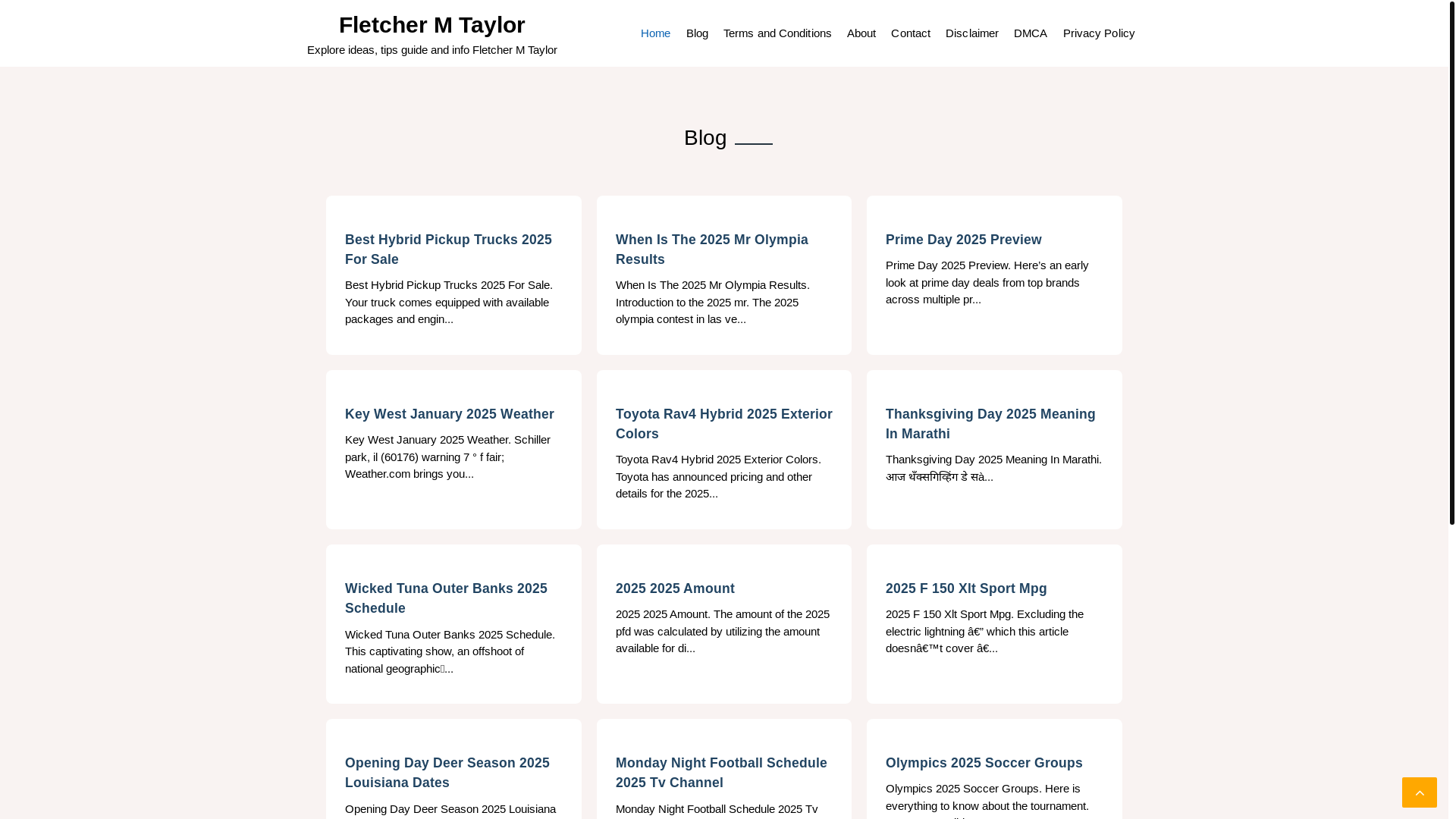 website screenshot of https://fletchermtaylorp.pages.dev/