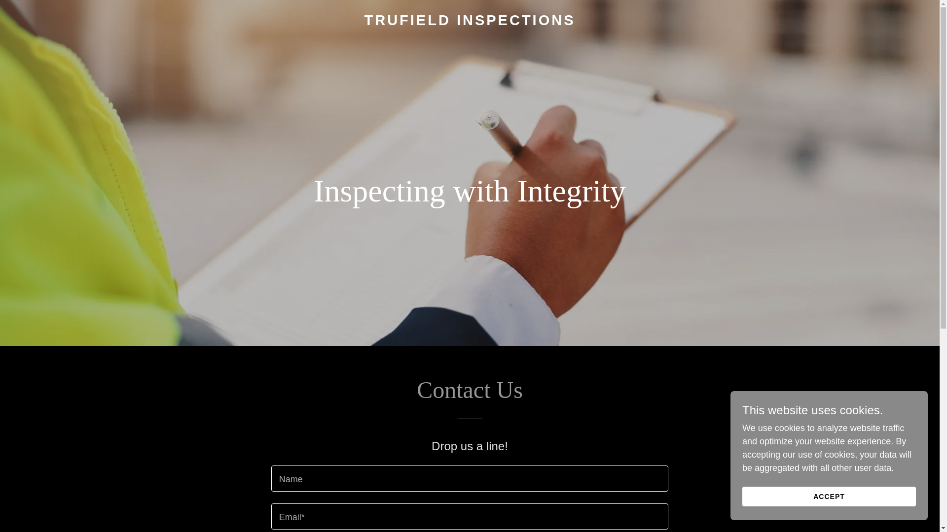 website screenshot of https://trufieldinspections.com/