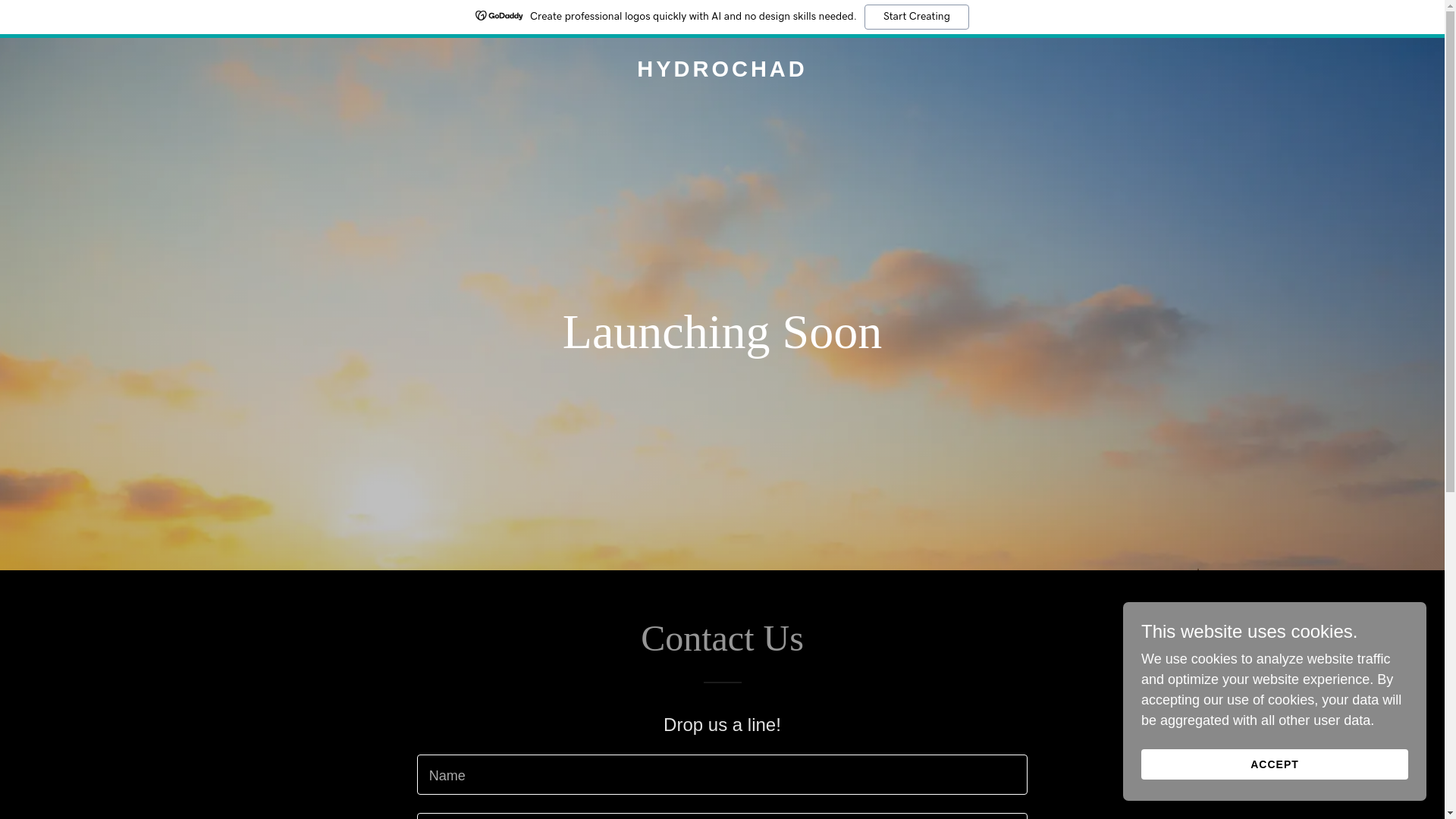website screenshot of https://hydrochad.com/