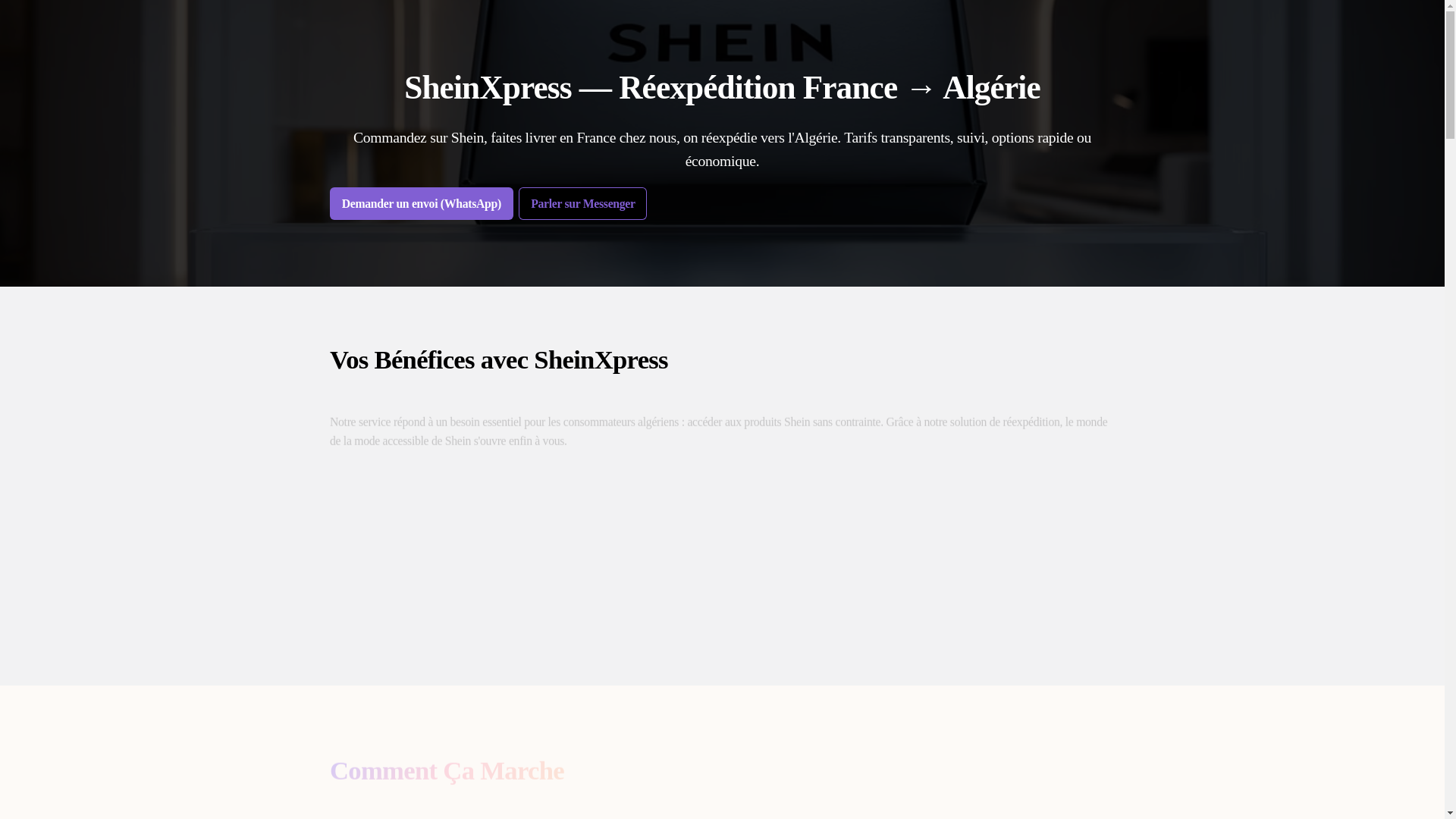 website screenshot of https://sheinxpress.shop/