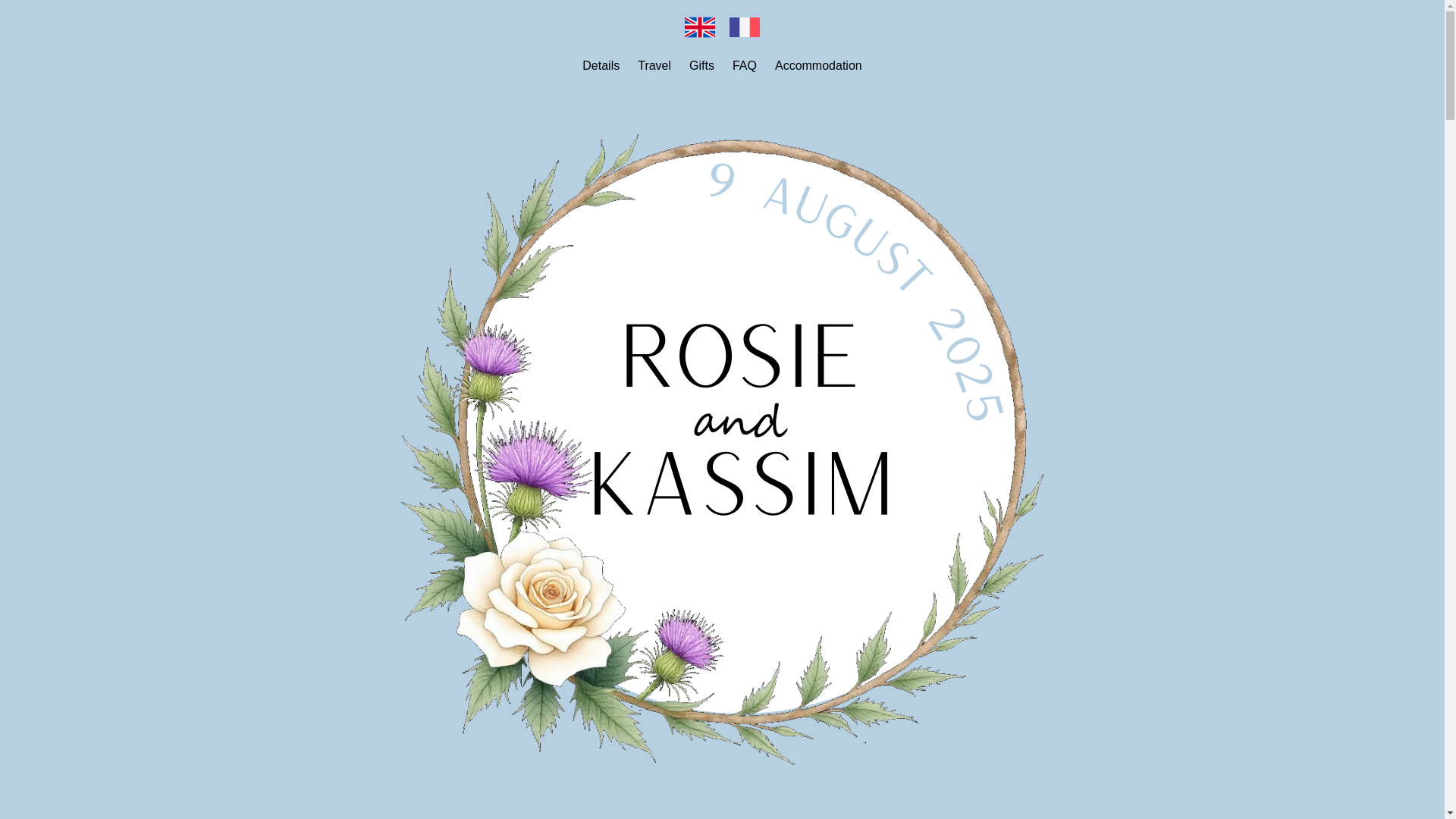 website screenshot of https://rosieandkassim-com.pages.dev/