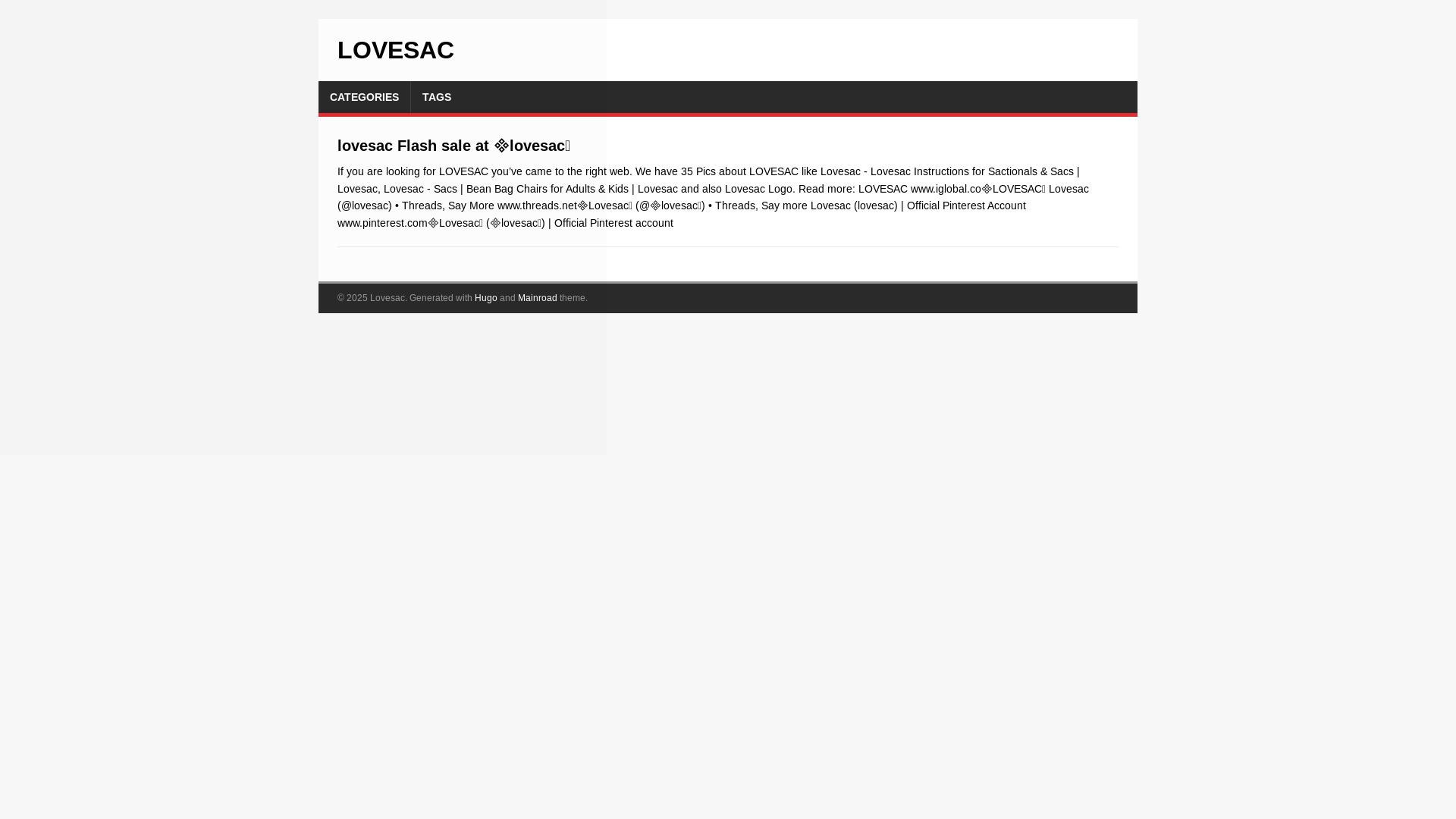 website screenshot of https://lovesac20250918.pages.dev/