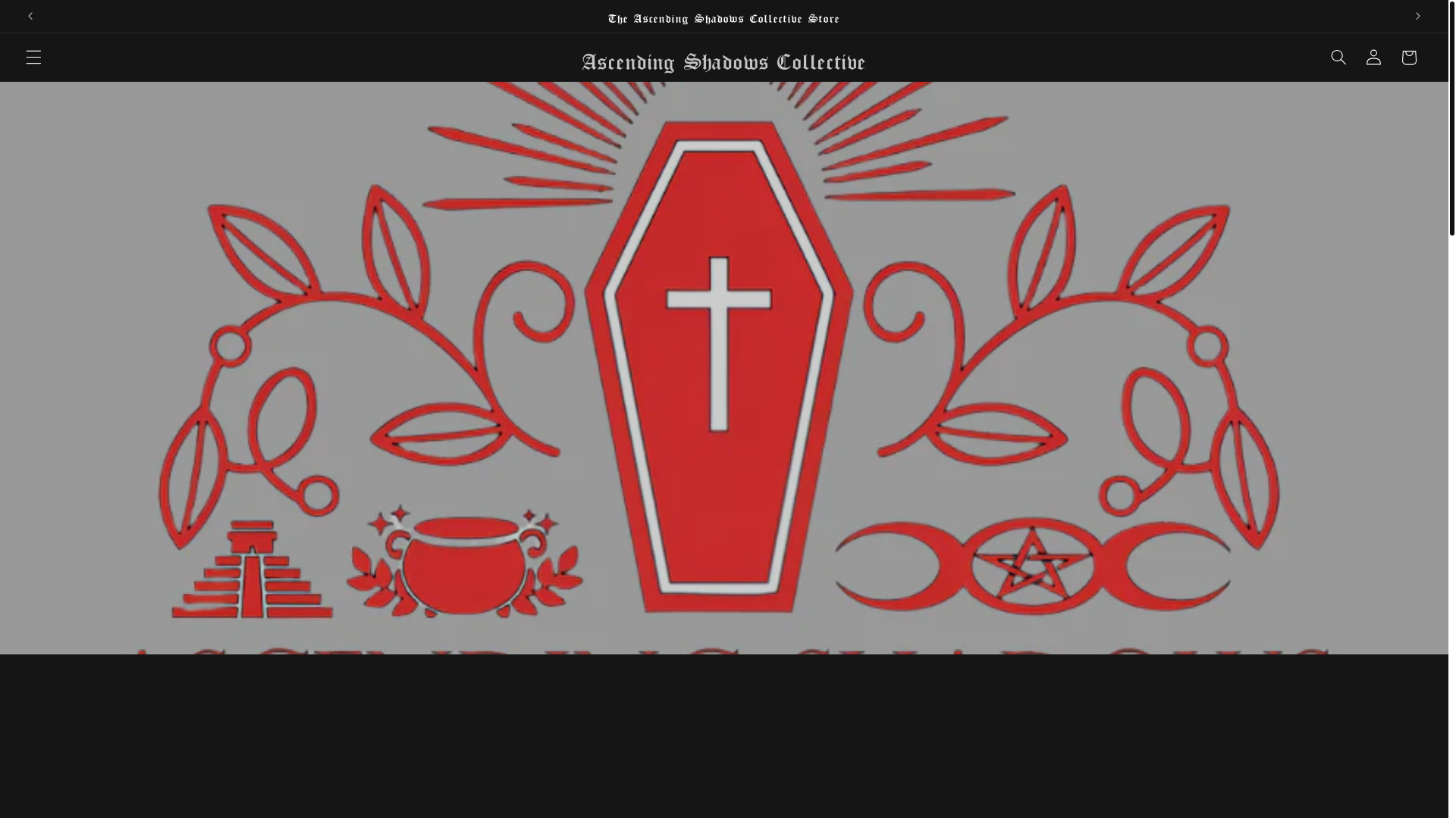 website screenshot of https://ascendingshadowscollective.com/