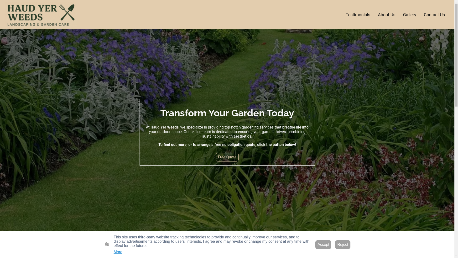 website screenshot of https://haudyerweeds.co.uk/