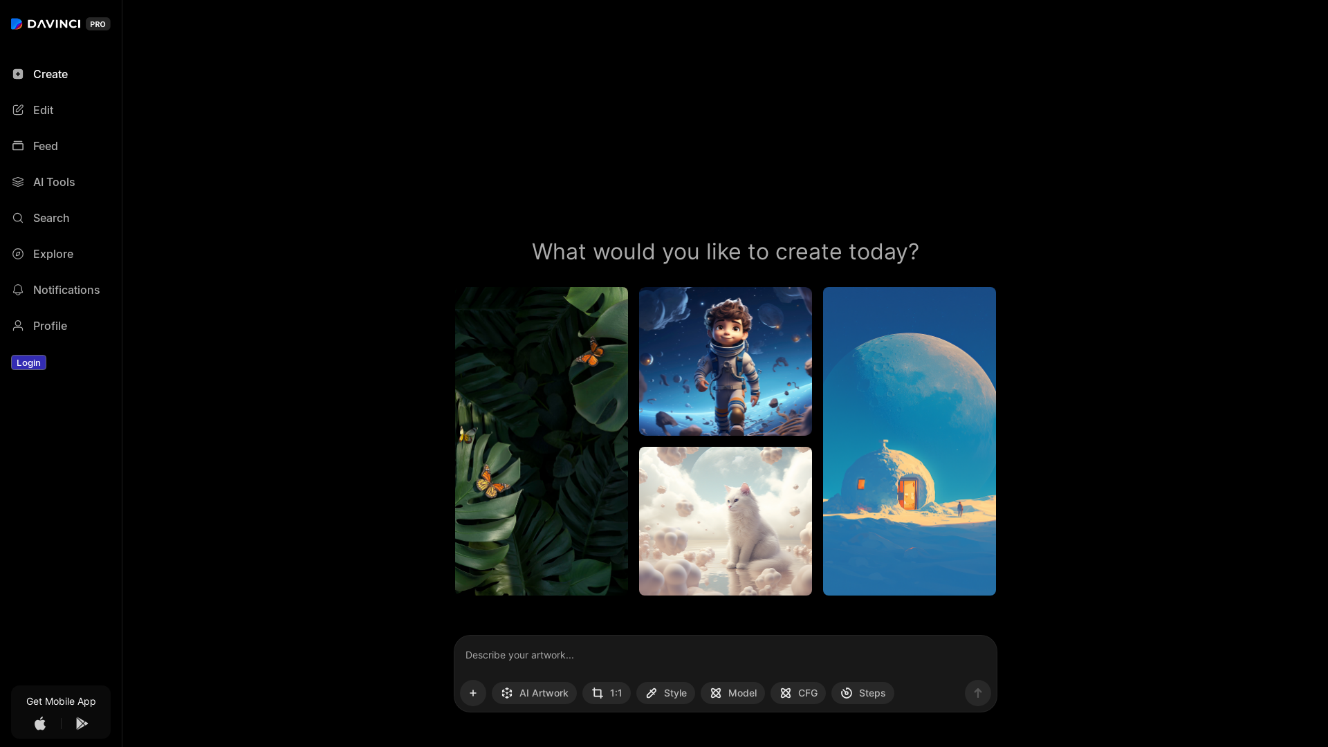 website screenshot of https://fe-davinci-v2.pages.dev/