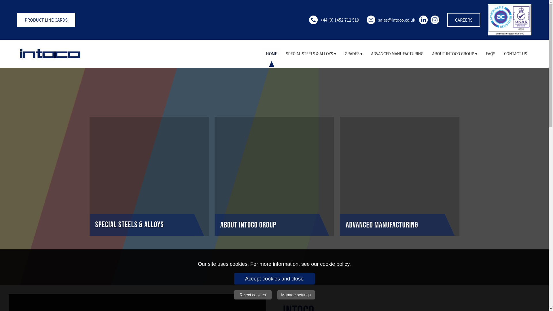website screenshot of https://intoco.site/