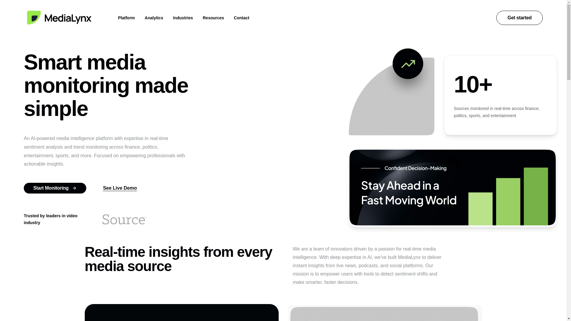 website screenshot of https://medialynx.pages.dev/