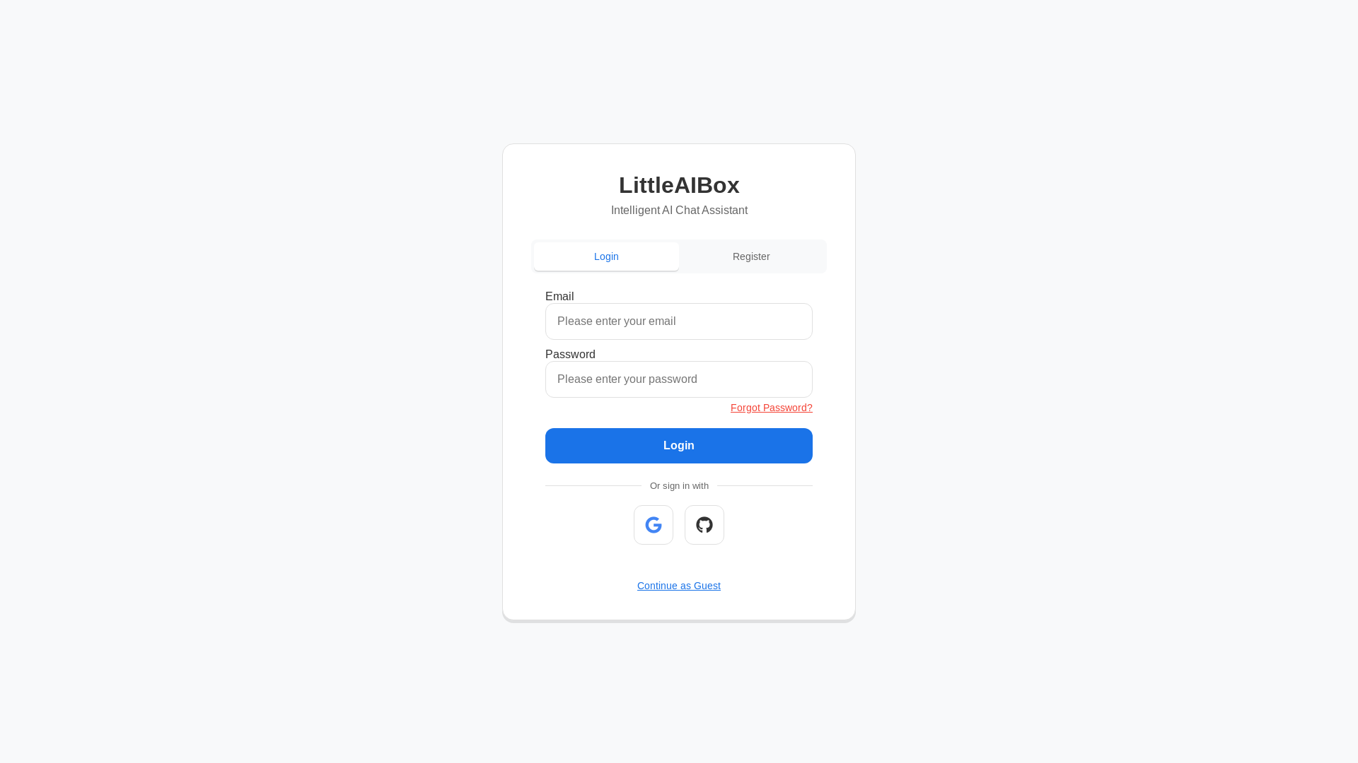 website screenshot of https://littleaibox.com/