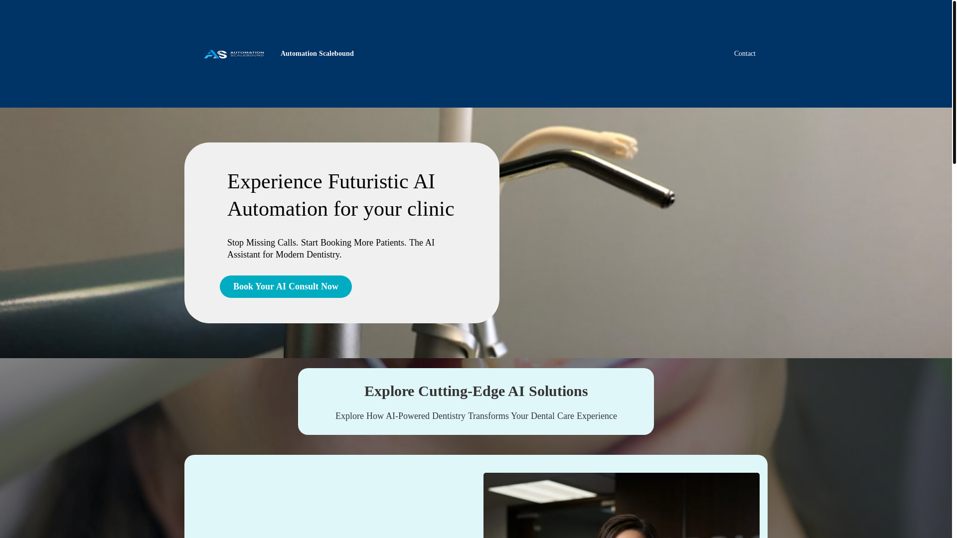 website screenshot of https://automation-scale.com/