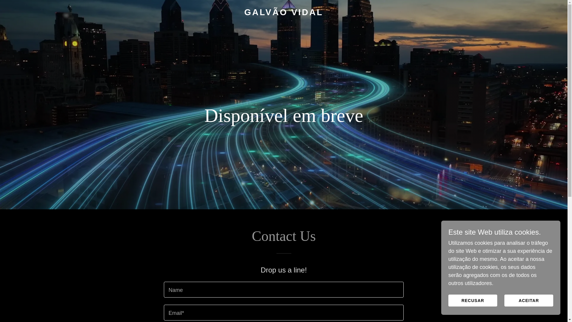 website screenshot of https://galvaovidal.eu/