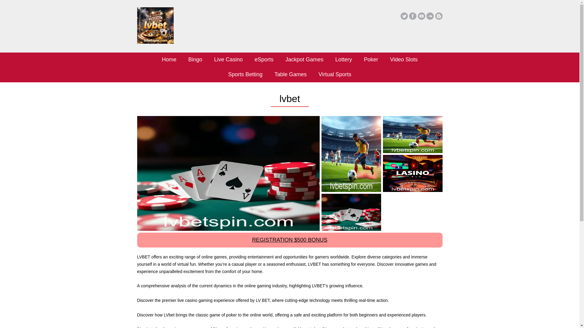 website screenshot of https://lvbetspin.com/