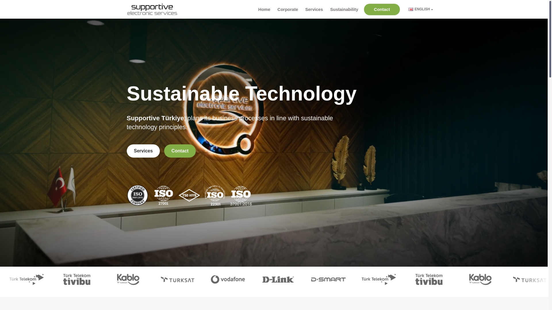 website screenshot of https://www.supportive-servis.com/