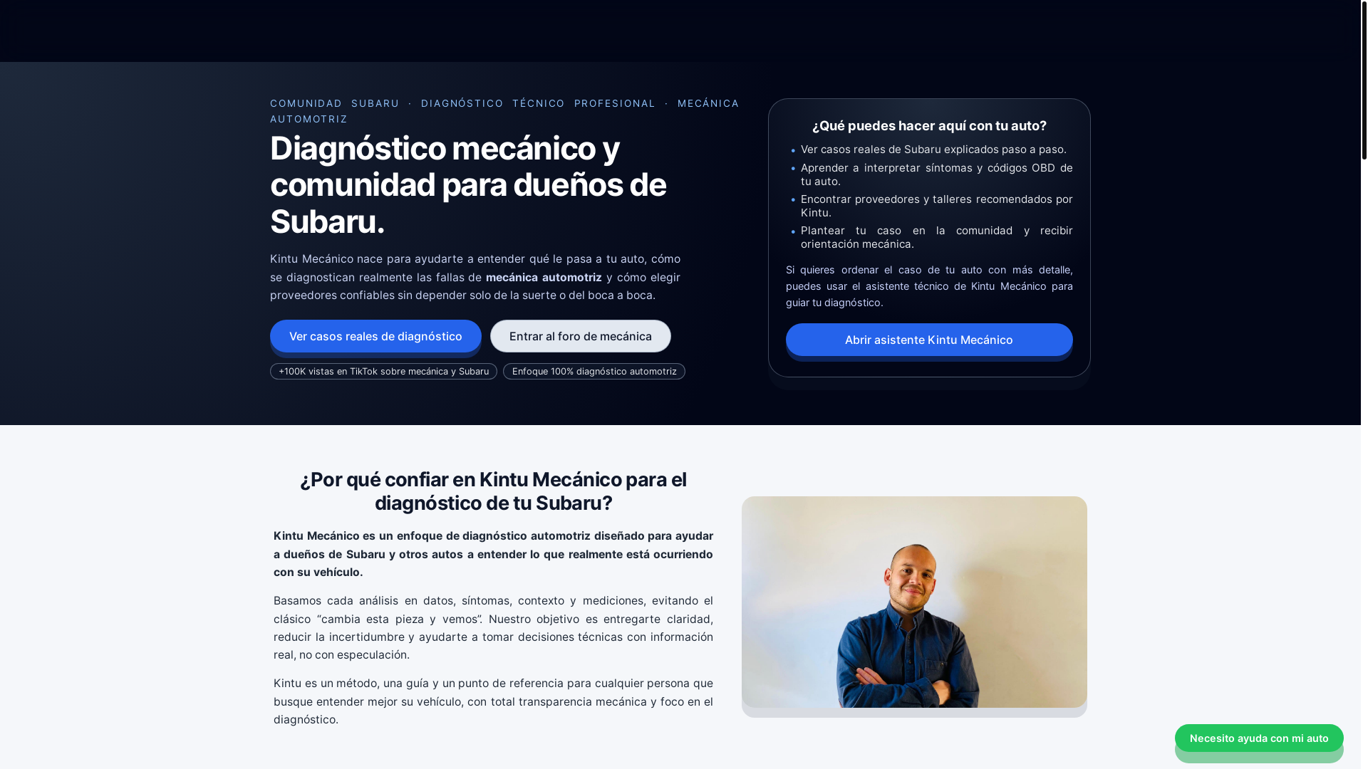 website screenshot of https://kintumecanico.cl/