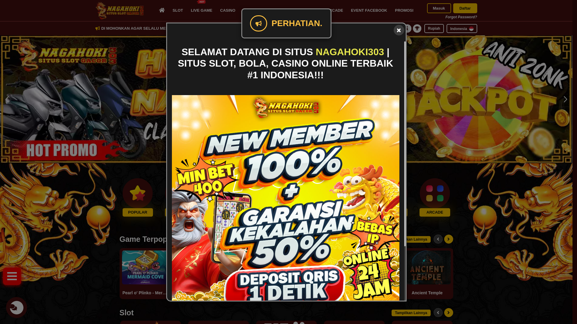 website screenshot of https://nagahoki303cafe.com/