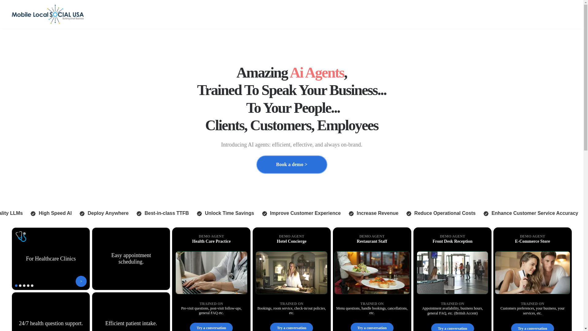 website screenshot of https://truenceai.com/