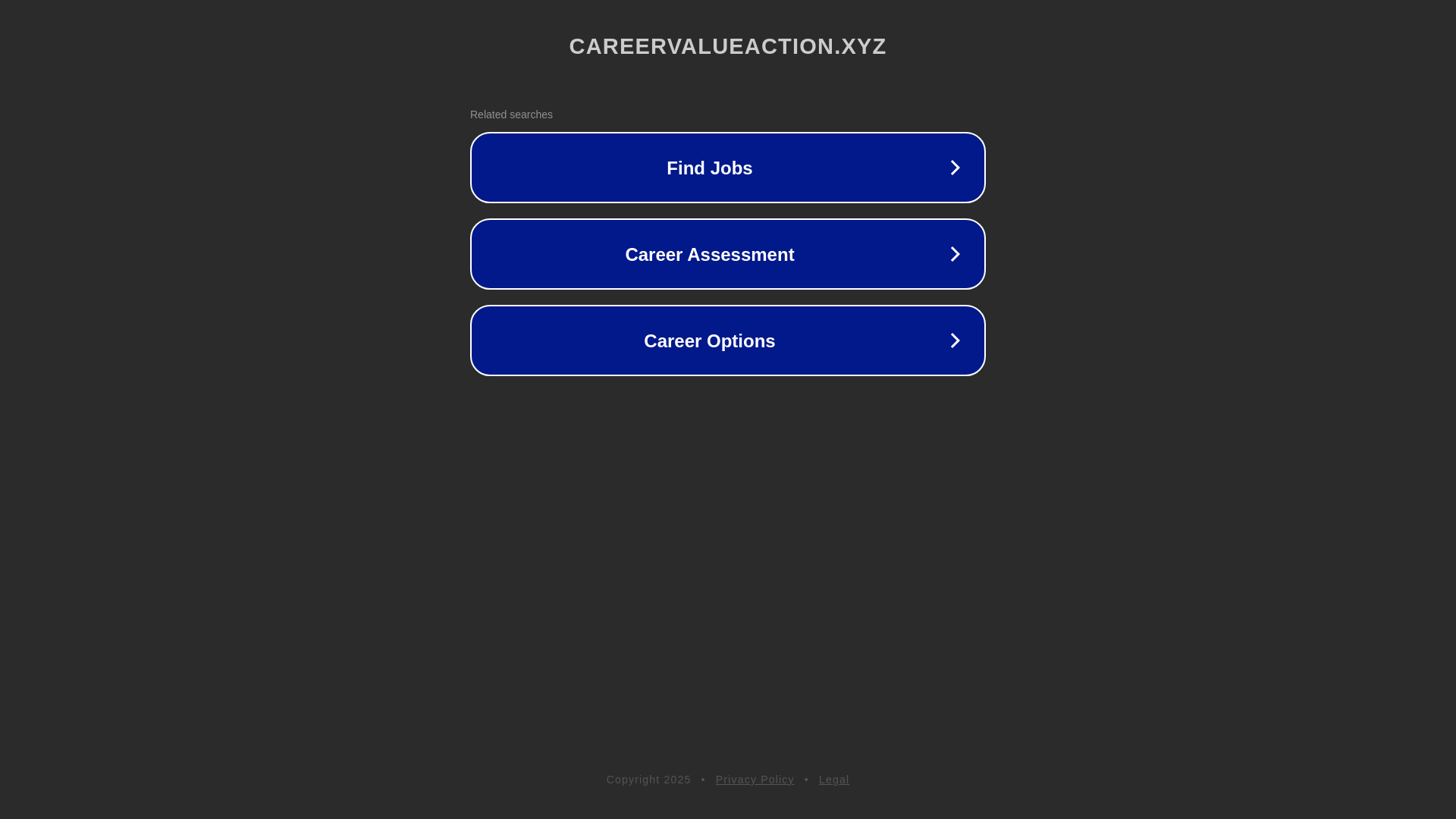 website screenshot of https://careervalueaction.xyz/