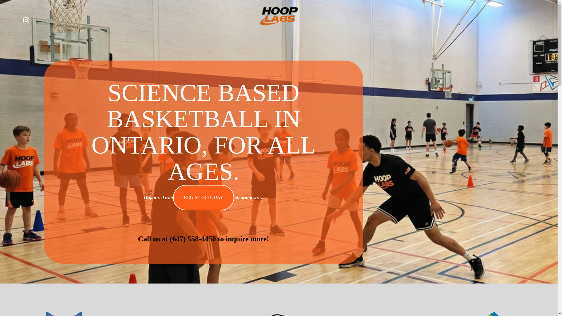 website screenshot of https://hooplabs.ca/