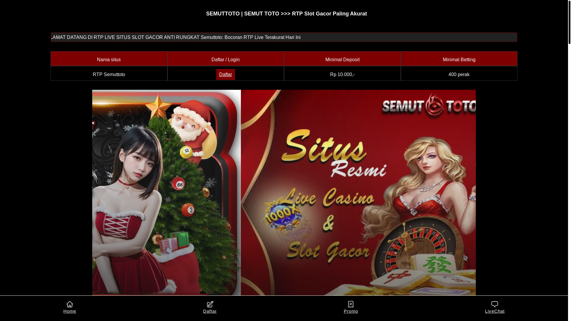 website screenshot of https://rtpslotter-playsemuttoto.pages.dev/