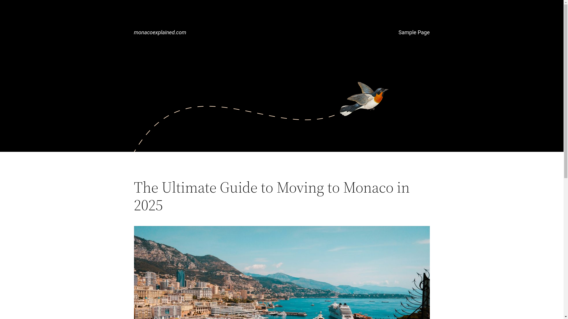 website screenshot of https://monacoexplained.com/