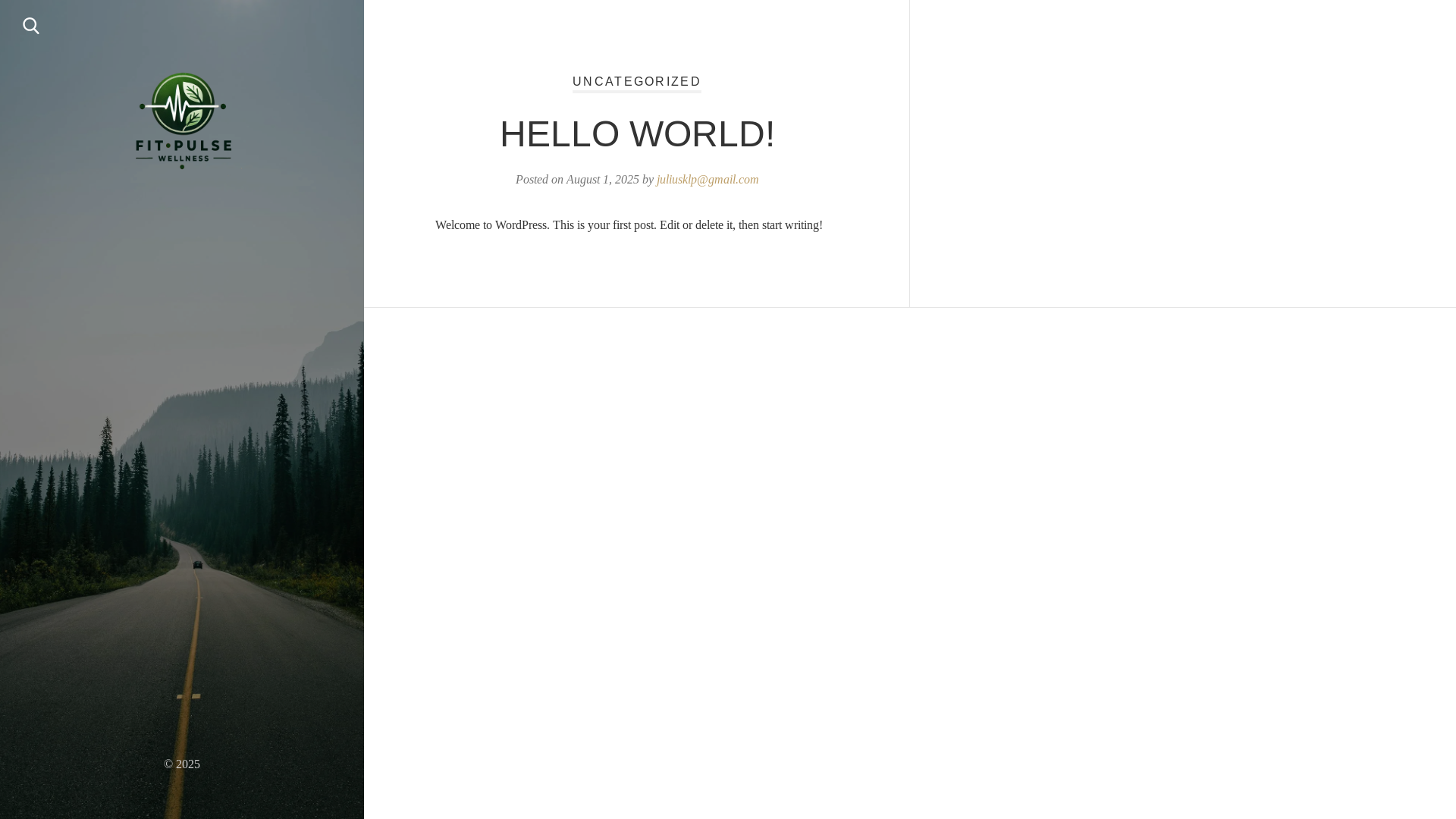 website screenshot of https://fitpulsewelness.com/