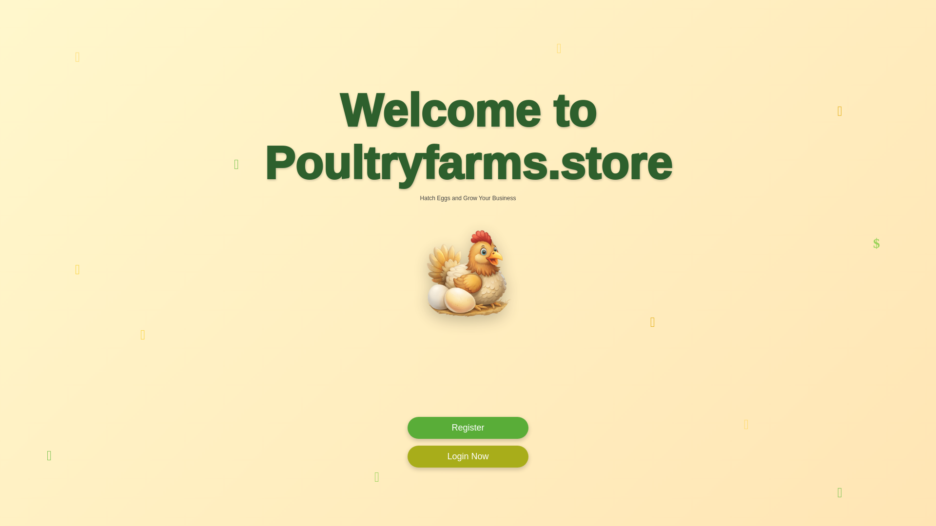 website screenshot of https://poultryfarms.store/