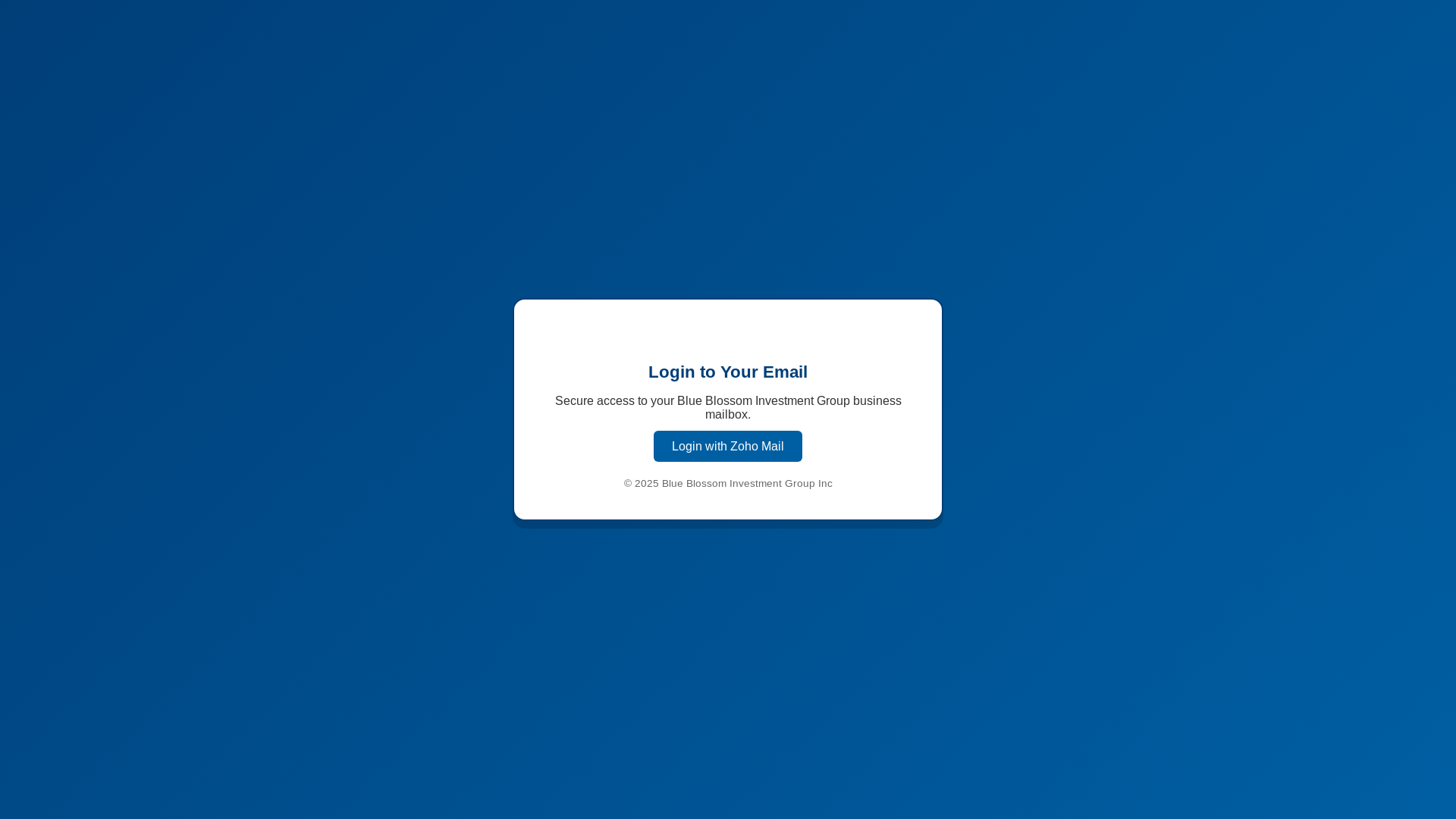 website screenshot of https://blueblossom-mail-redirect.pages.dev/