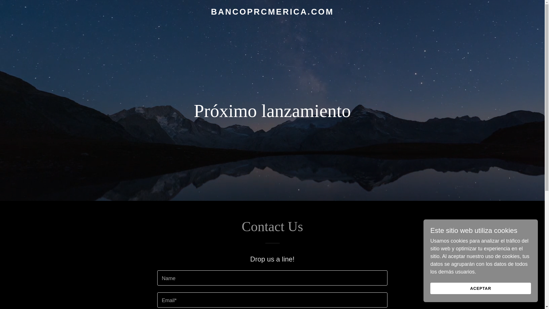 website screenshot of https://bancoprcmerica.com/