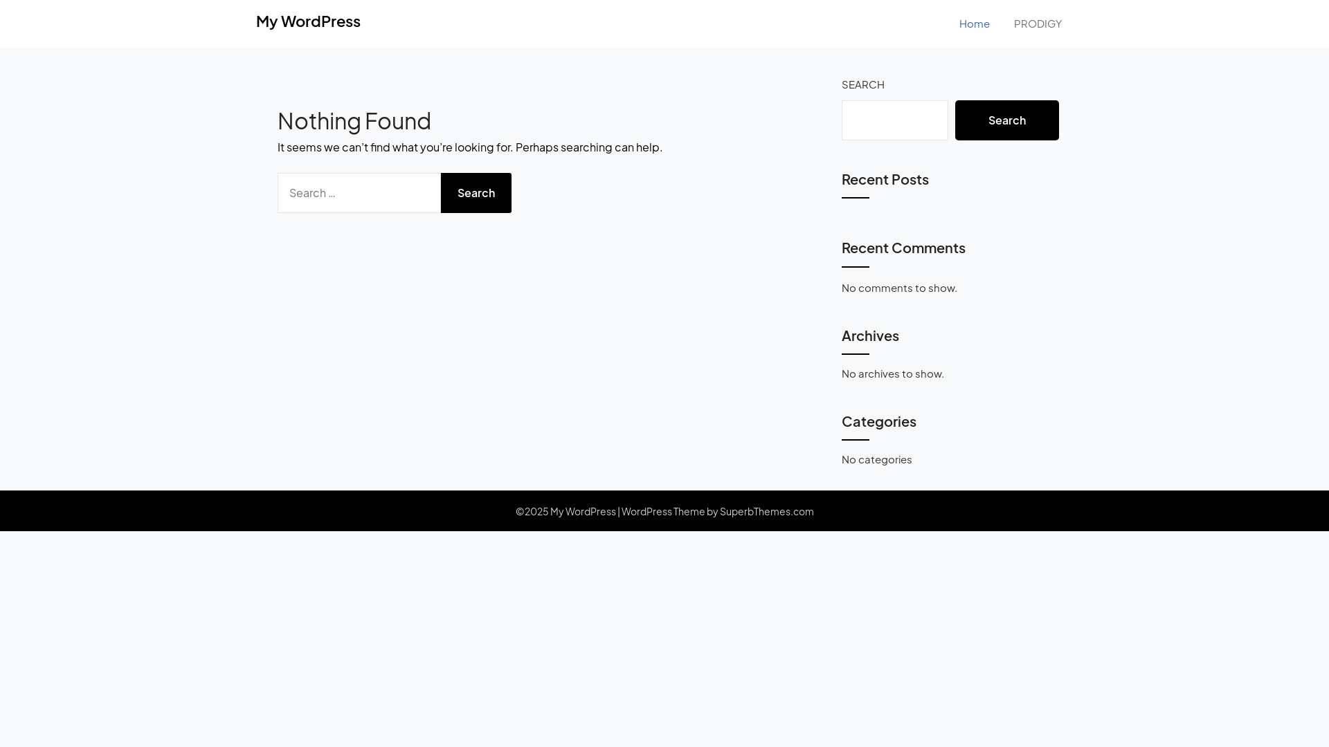 website screenshot of https://prodigycyberhub.net/