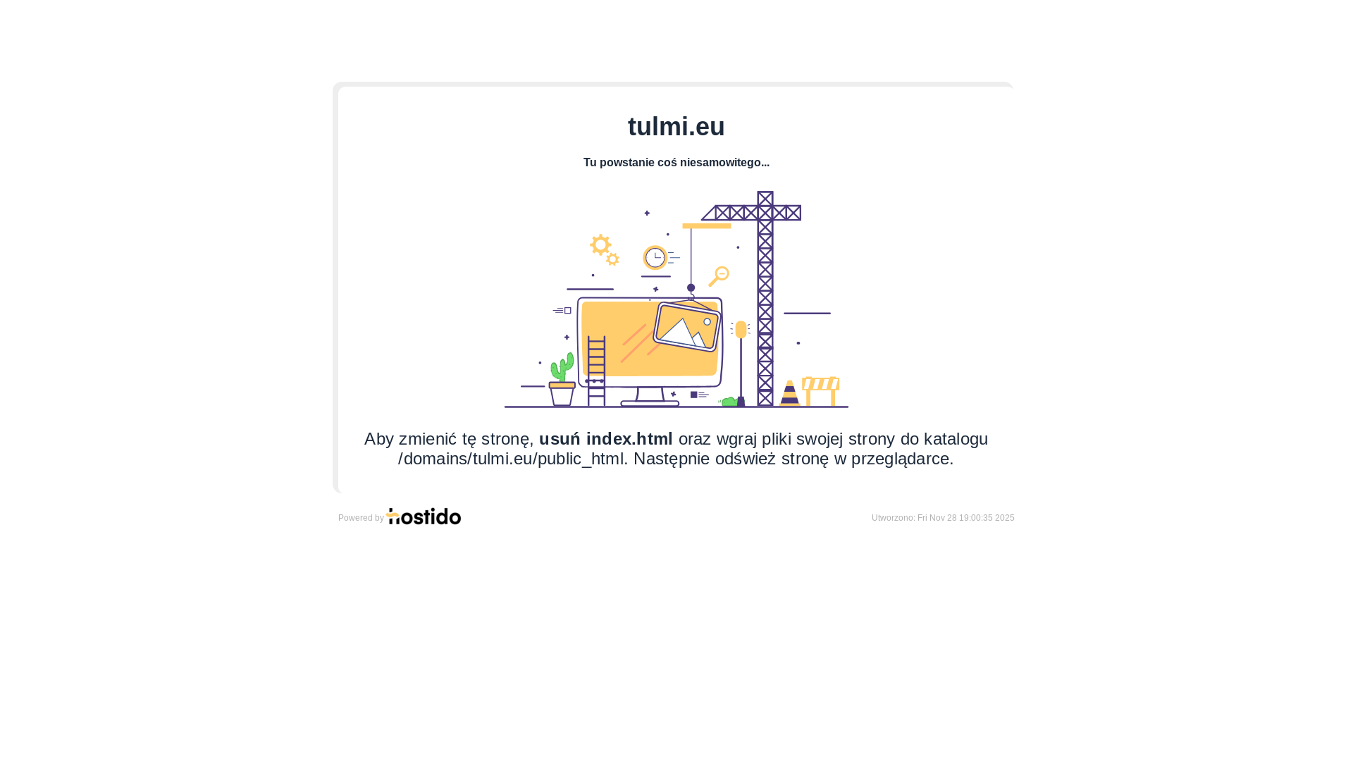 website screenshot of https://tulmi.eu/