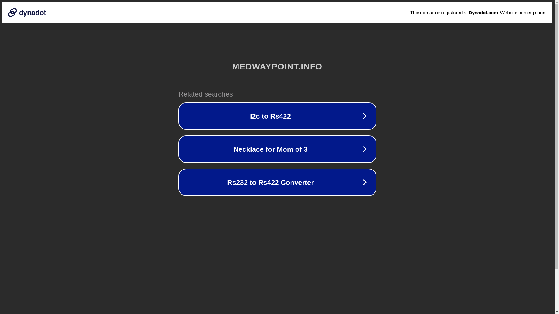 website screenshot of https://medwaypoint.info/