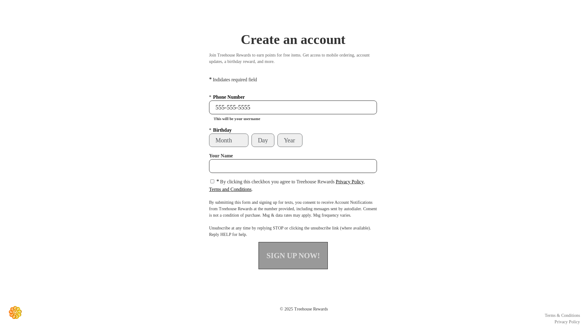 website screenshot of https://noticesfromtreehouse.com/