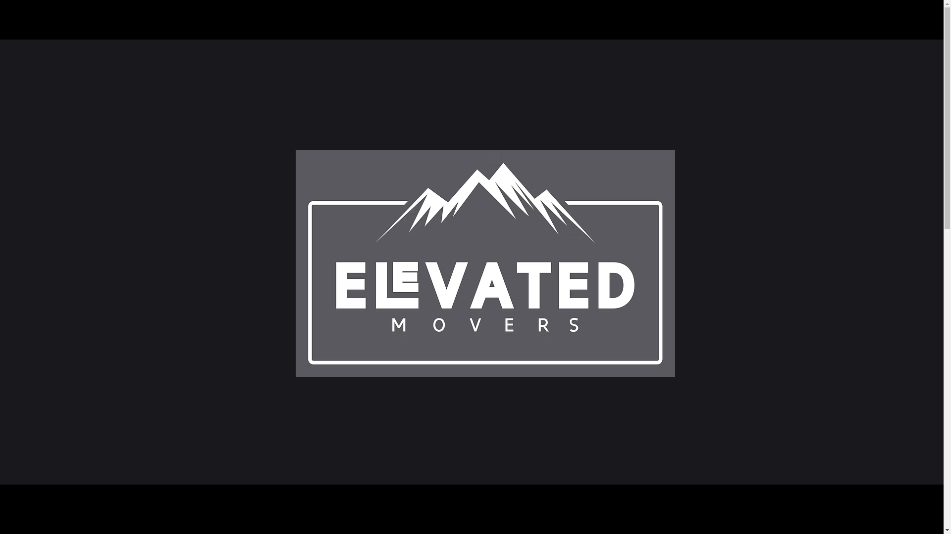 website screenshot of https://elevatedmoversutah.com/