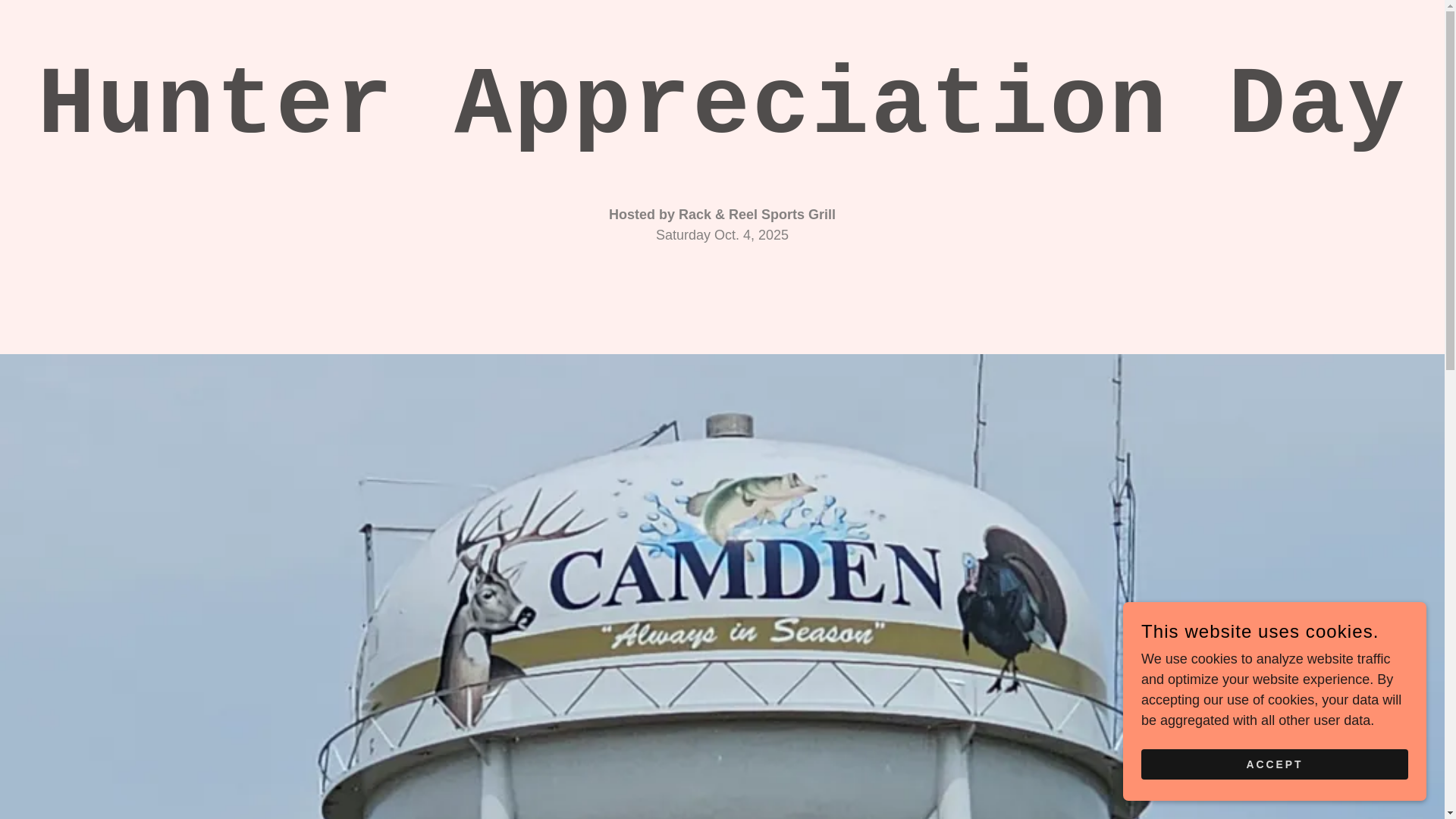 website screenshot of https://hunterappreciationday.com/