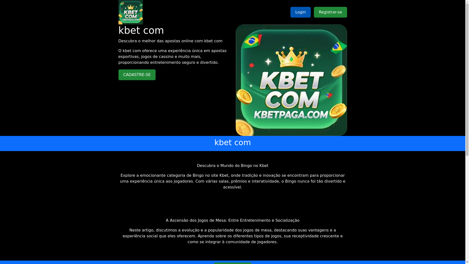 website screenshot of https://kbetpaga.com/