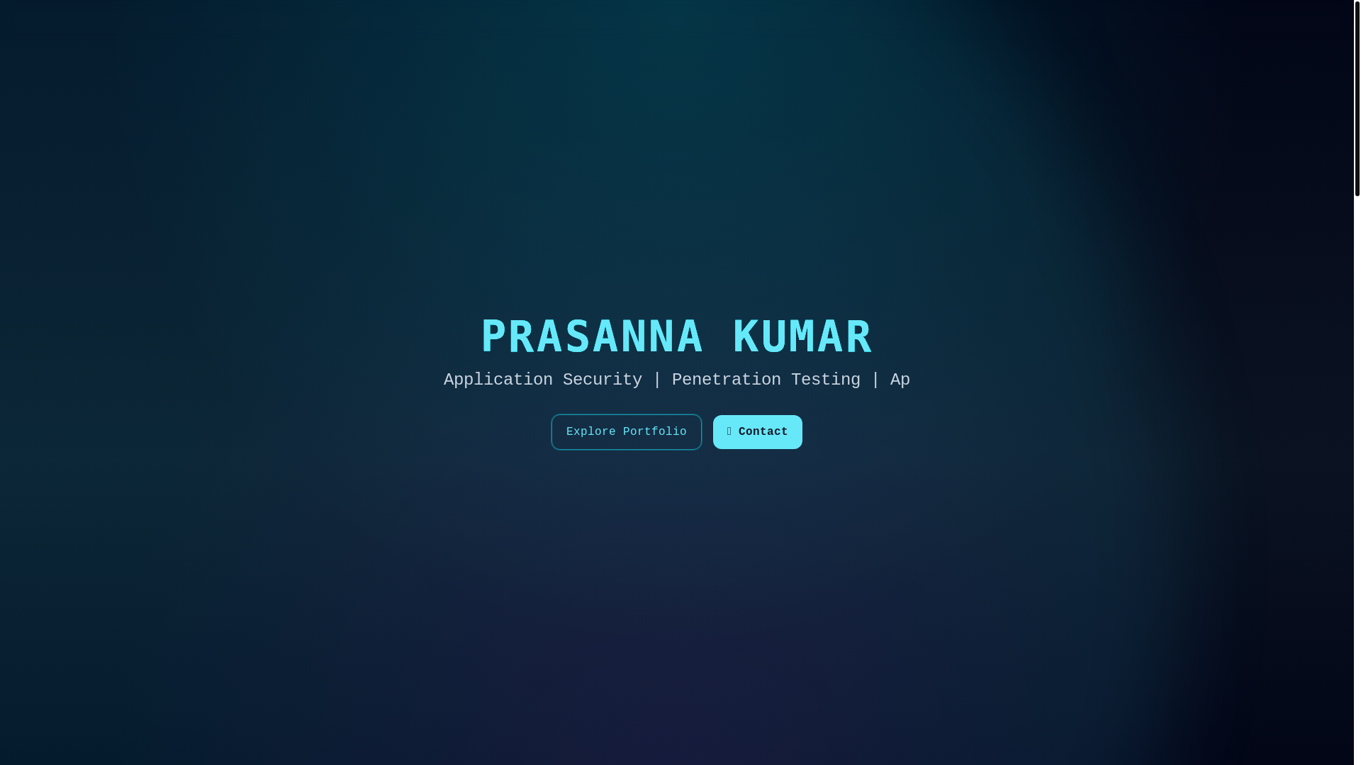 website screenshot of https://0xprasanna.com/