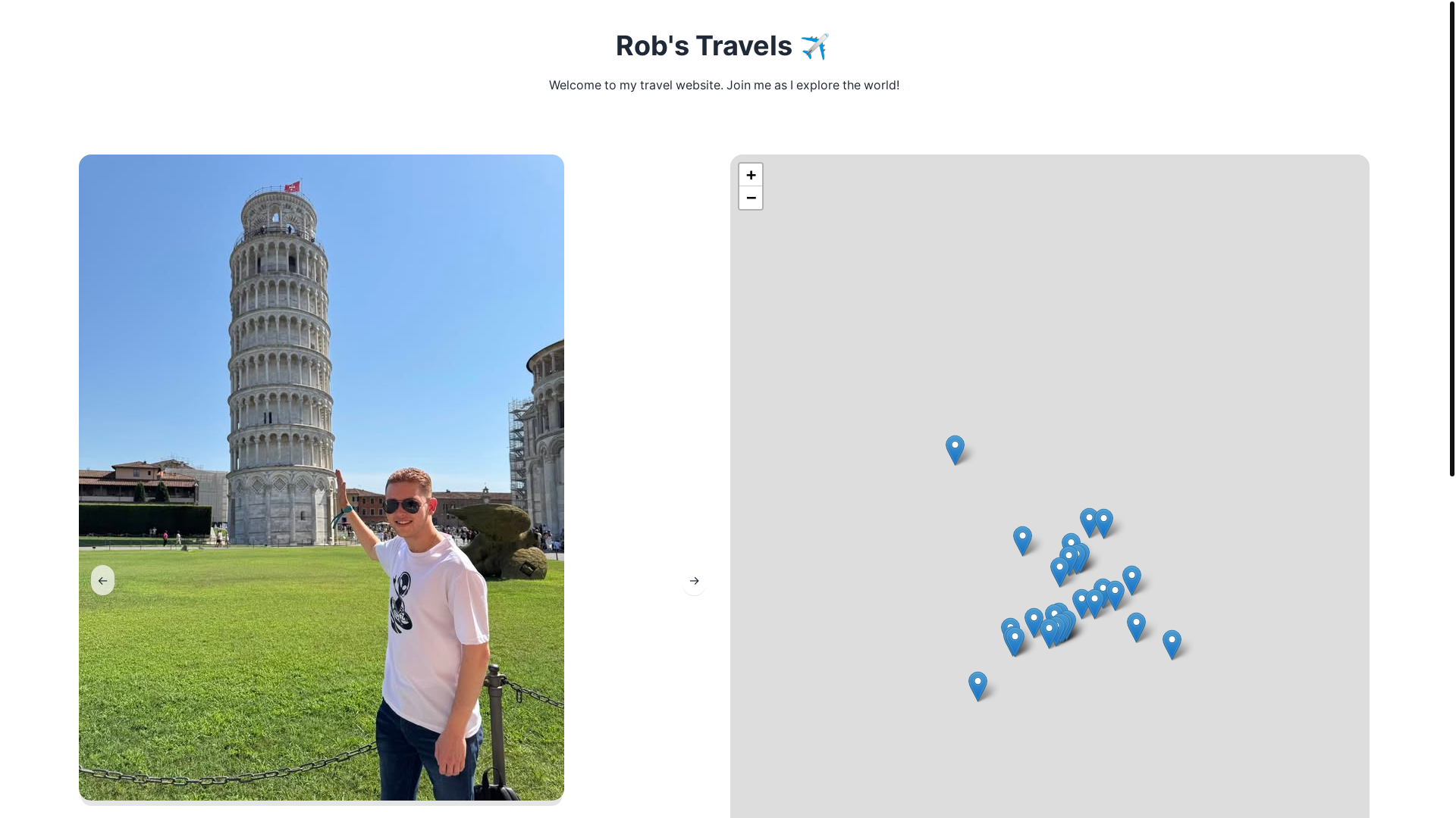 website screenshot of https://rd-travel.pages.dev/