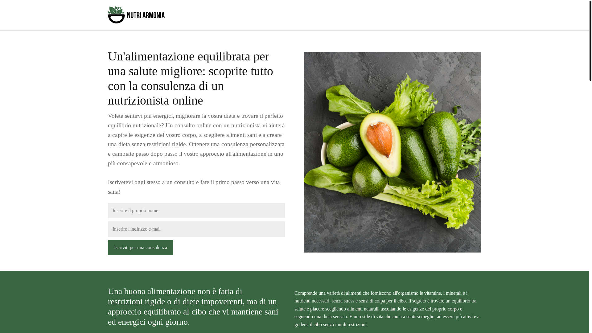 website screenshot of https://nutriarmoniaa.com/