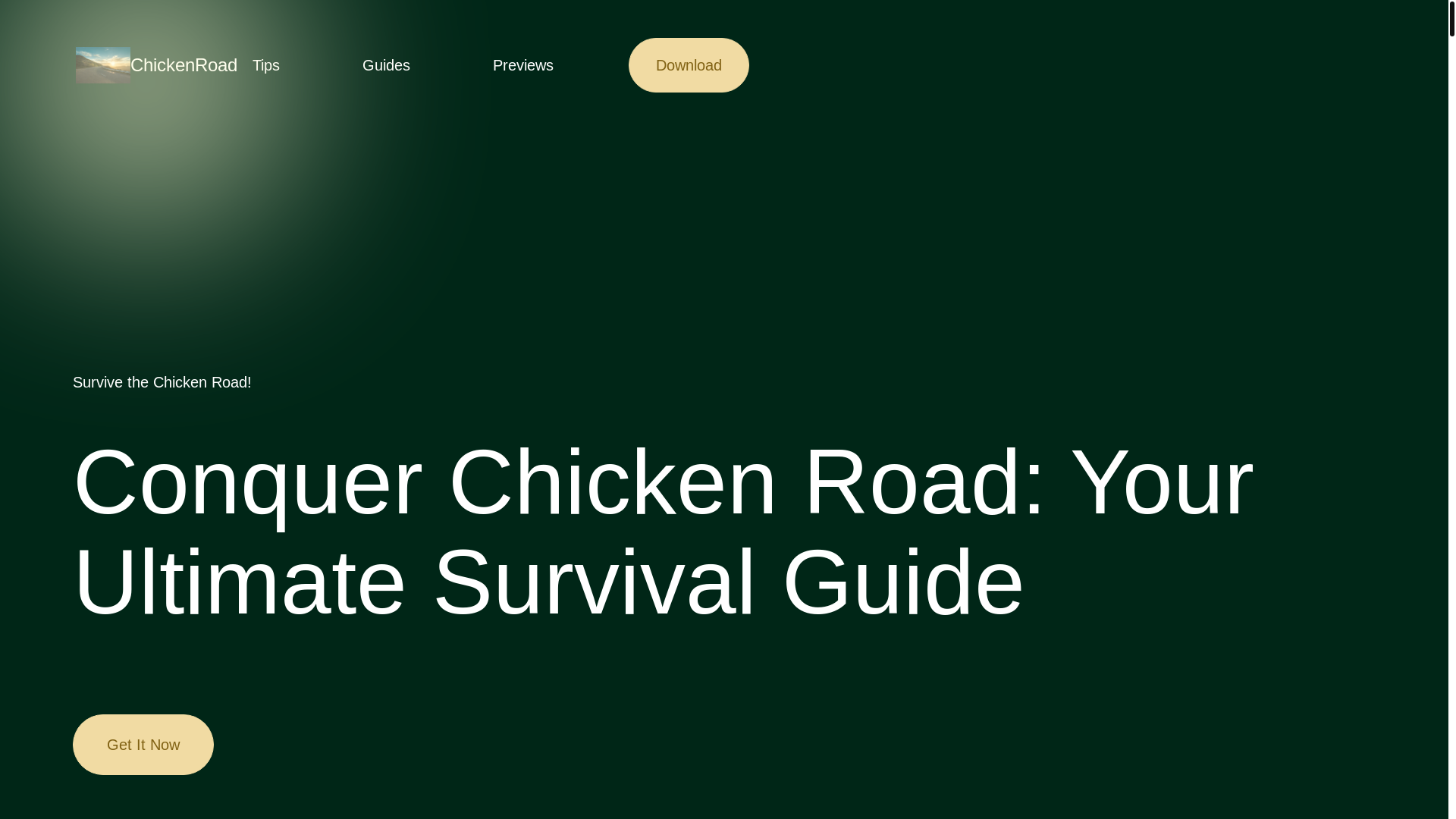 website screenshot of https://chickenroadleodj.info/