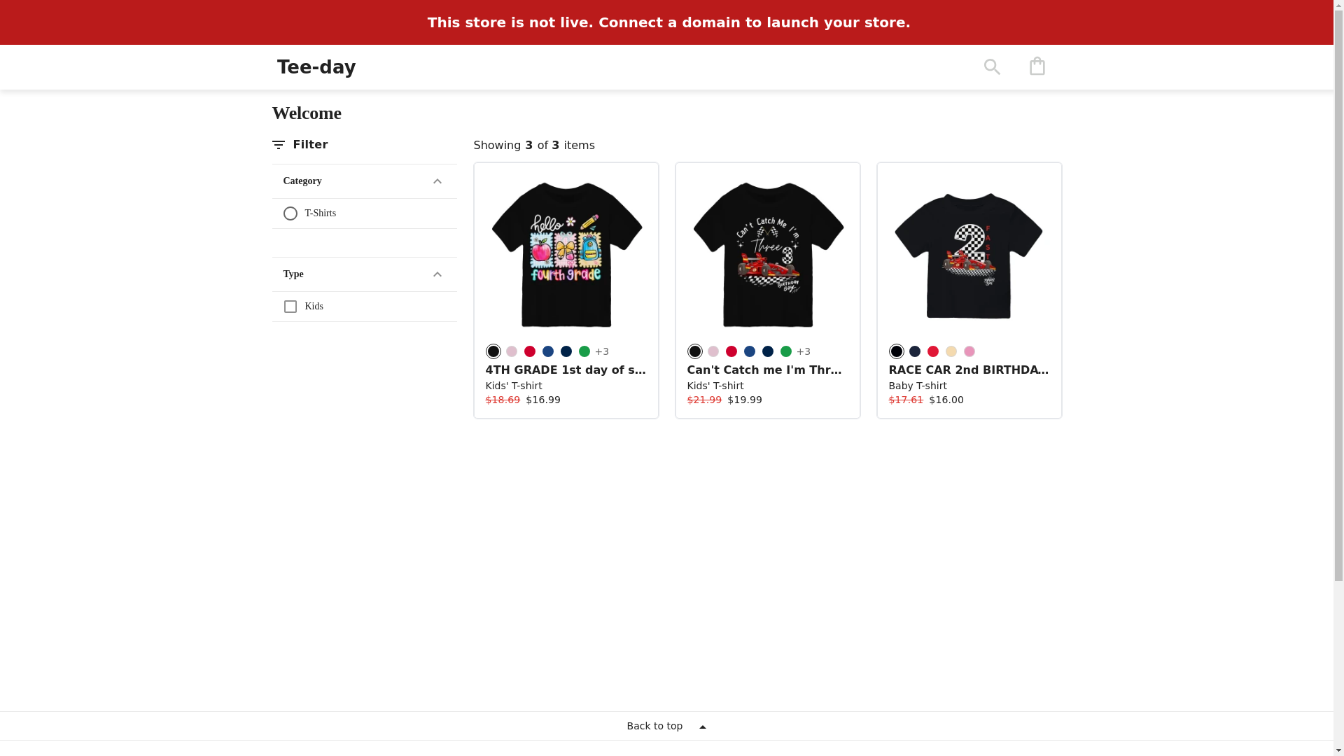 website screenshot of https://dailyteeprint.store/