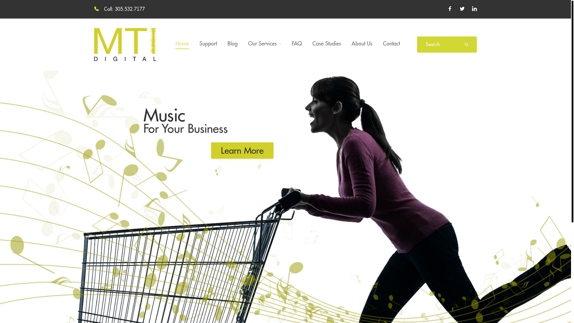 website screenshot of https://mtidigitalvoice.co/