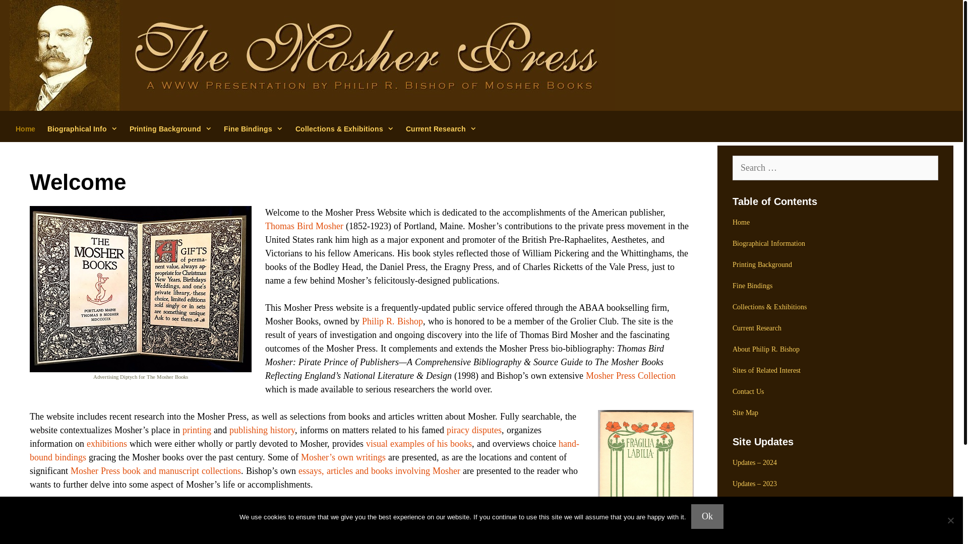 website screenshot of https://thomasbirdmosher.org/