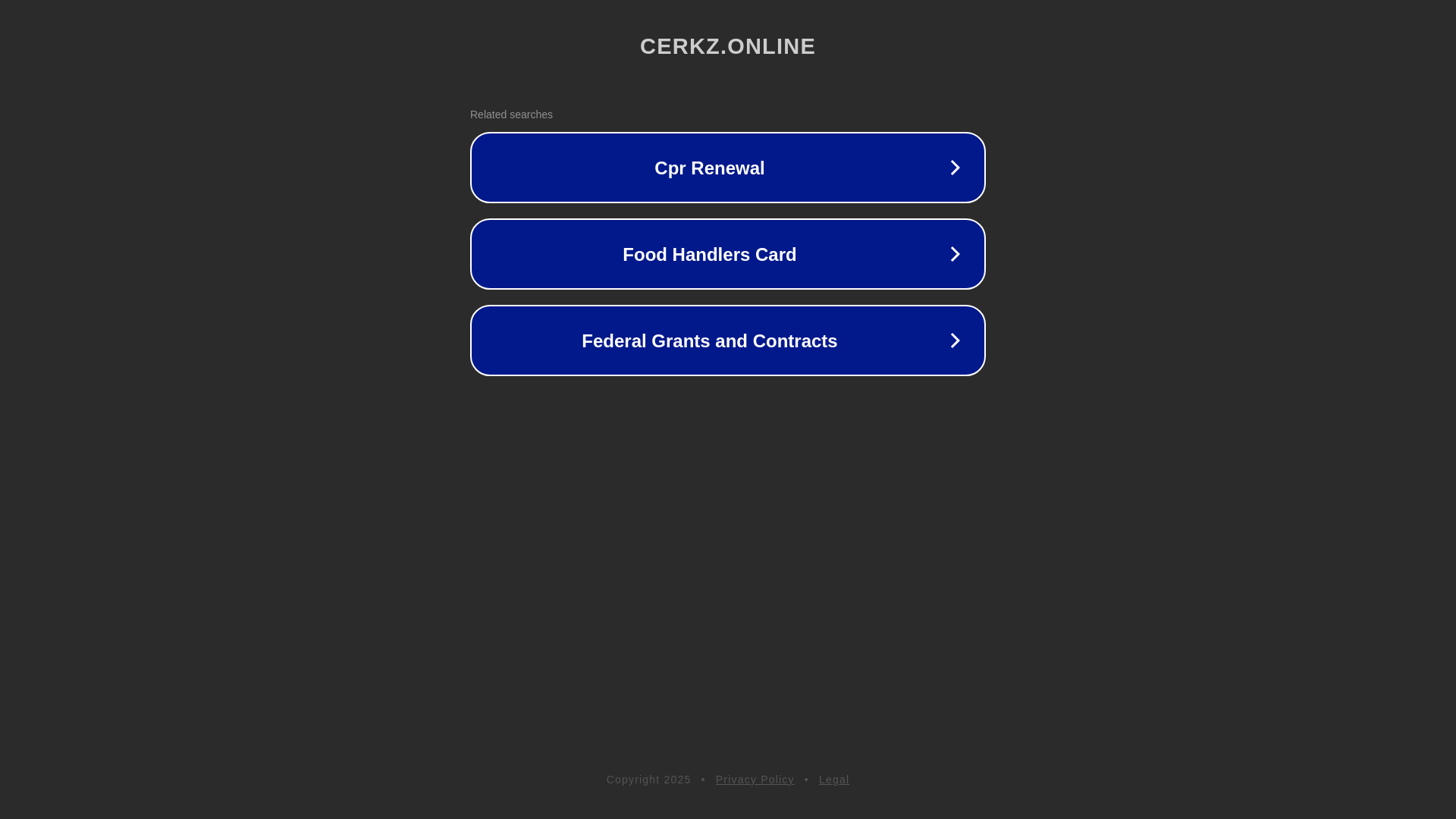 website screenshot of https://cerkz.online/