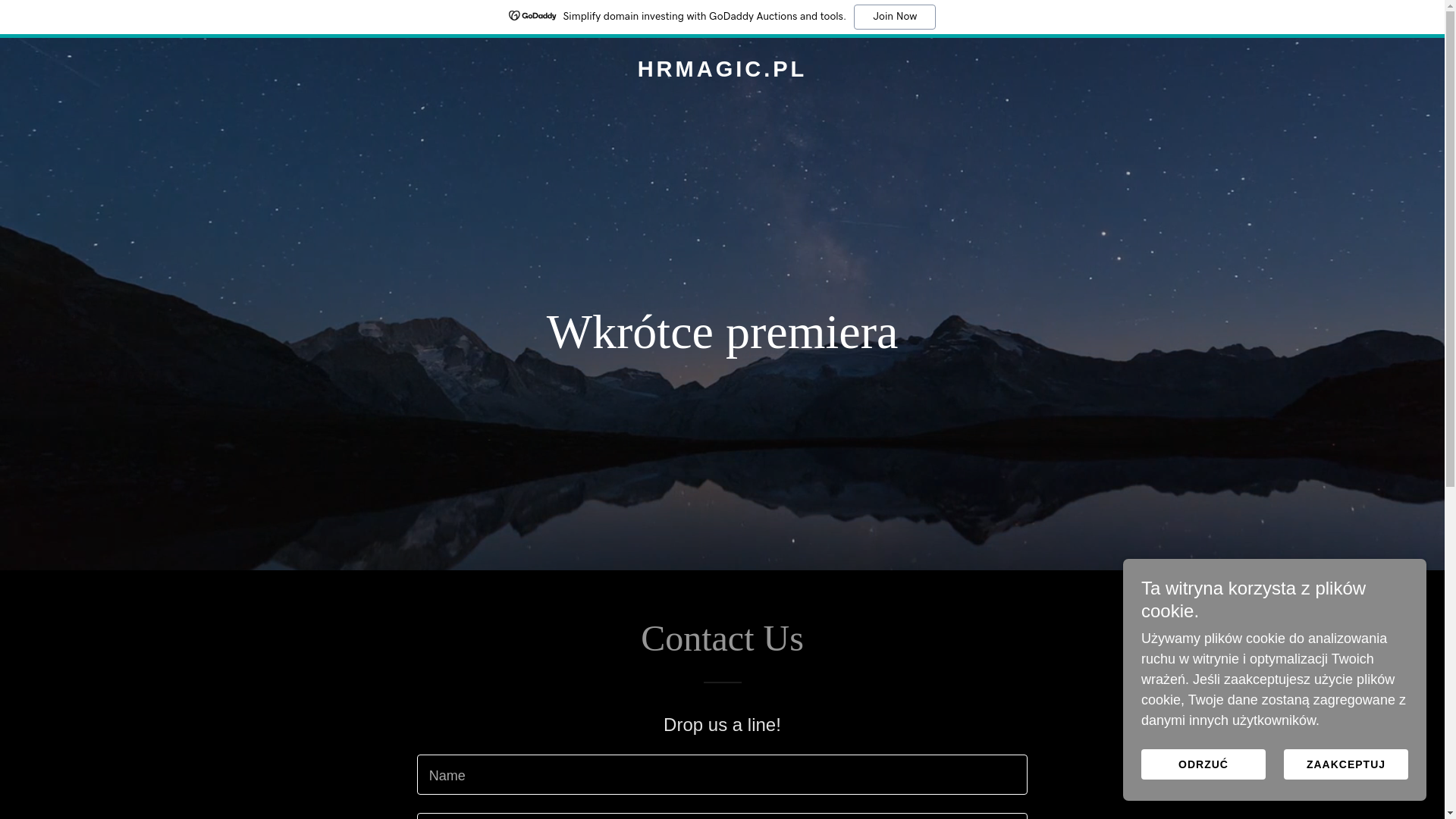website screenshot of https://hrmagic.pl/