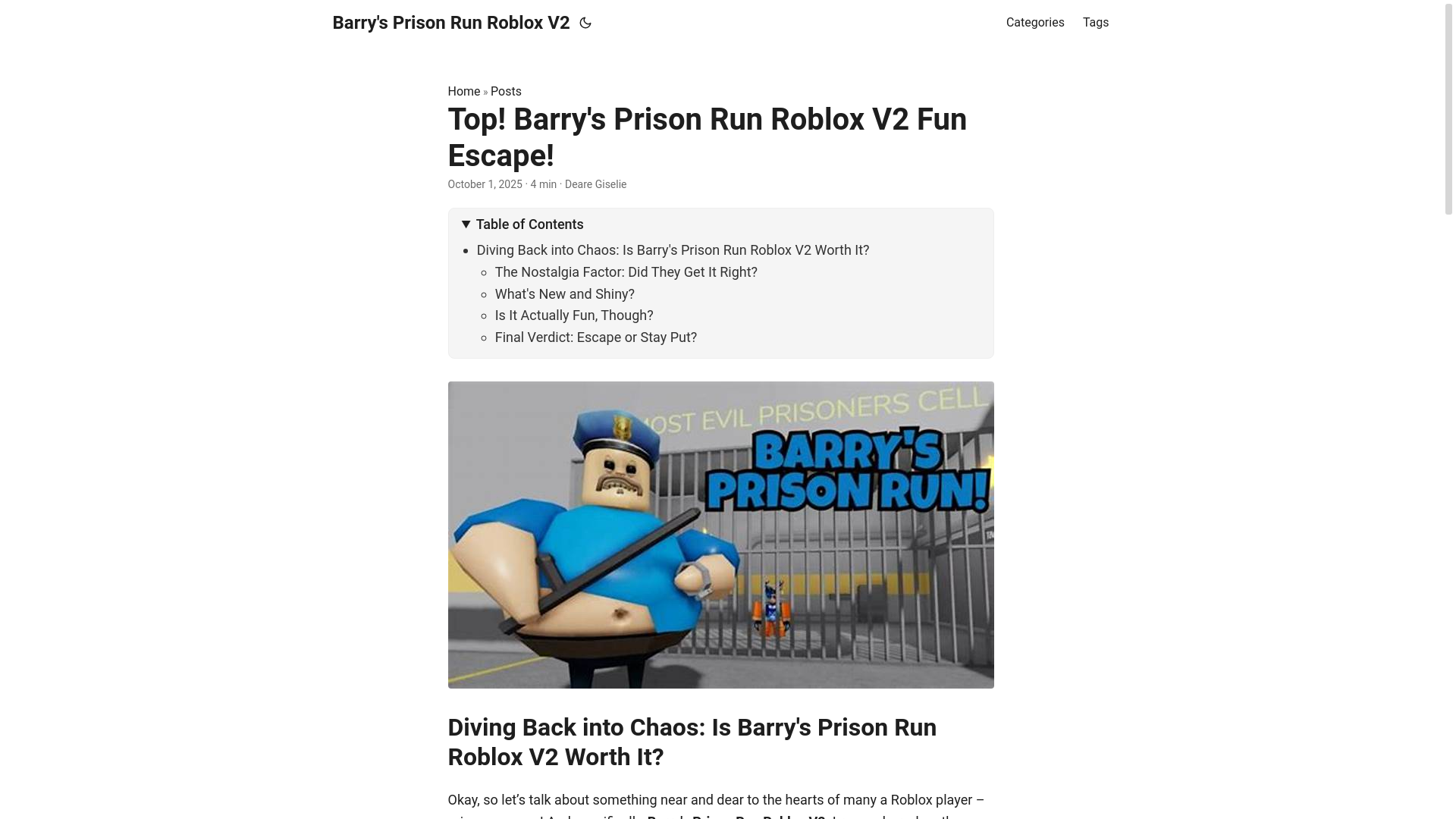 website screenshot of https://barry-s-prison-run-roblox-v2.pages.dev/