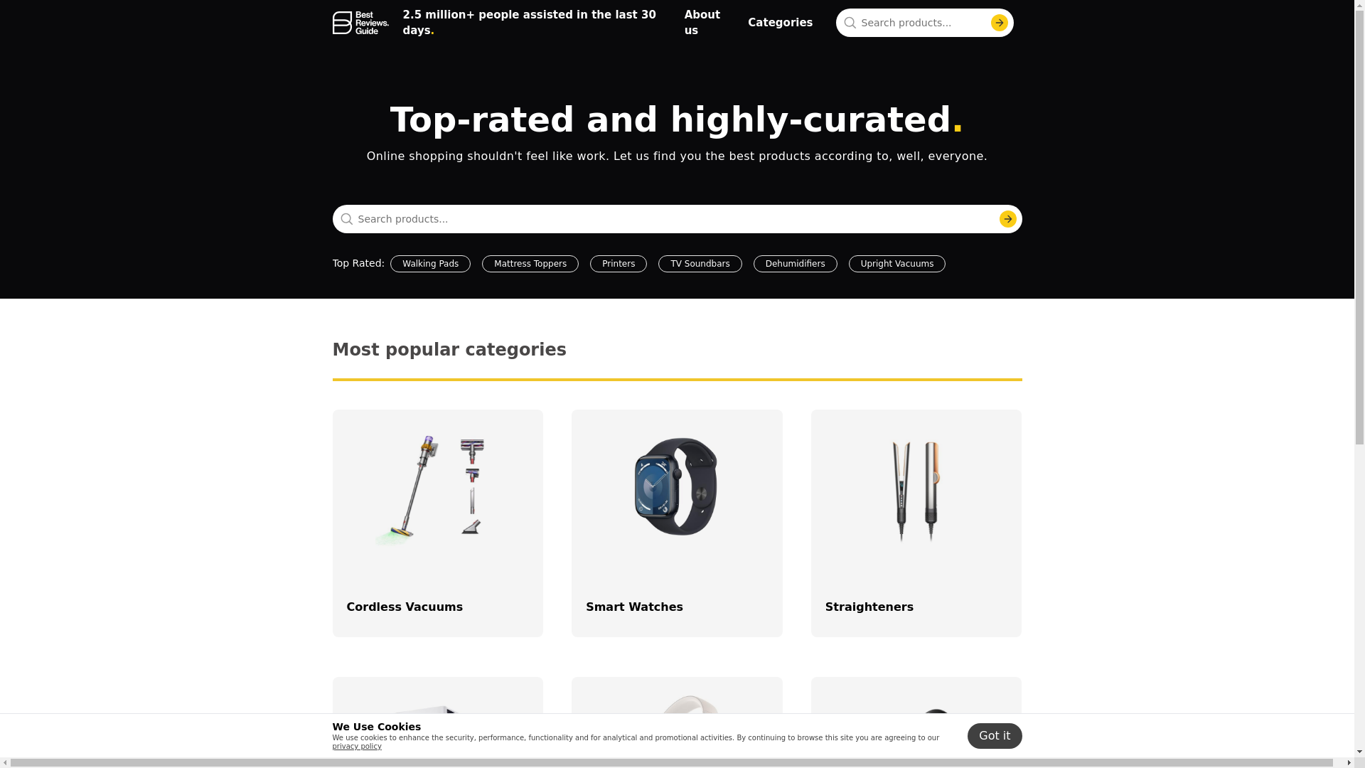 website screenshot of https://canadatoppicks.ca/