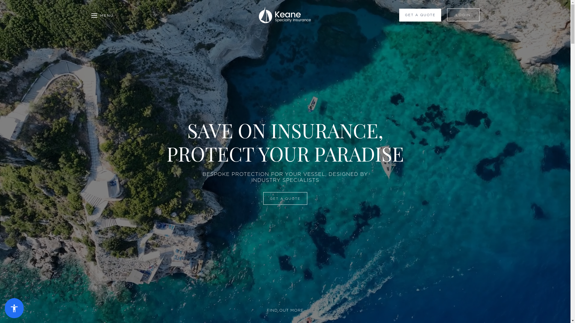 website screenshot of https://keanespeciality.com/