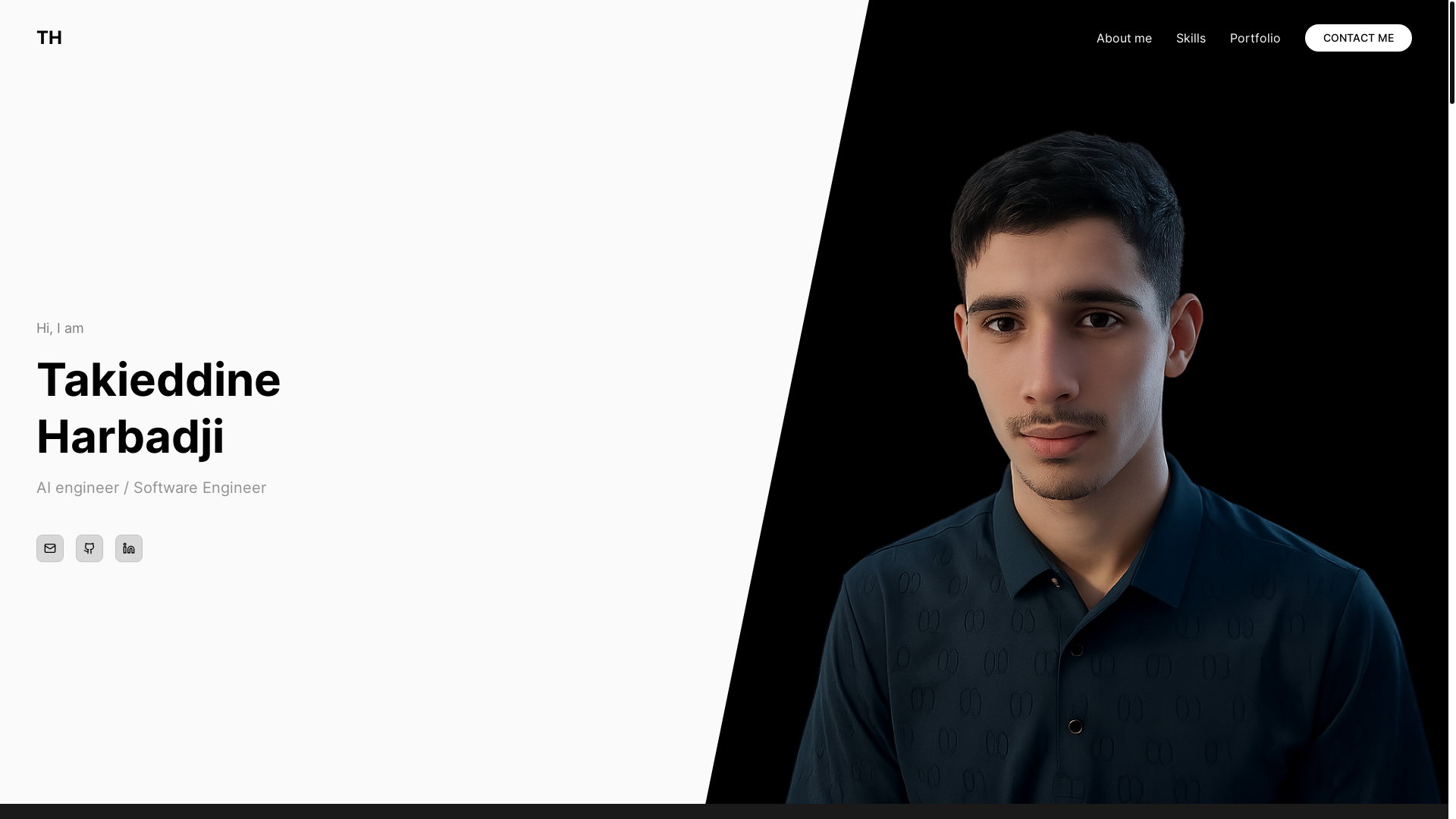website screenshot of https://takieddineharbadji.pages.dev/