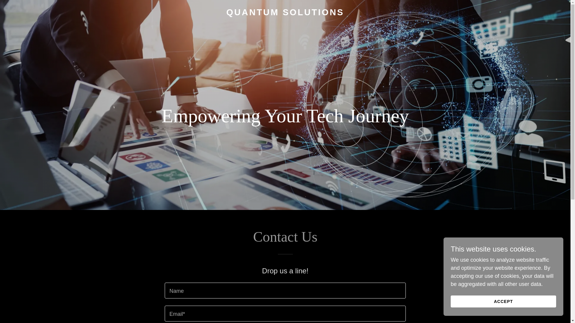 website screenshot of https://iamquantum0.com/