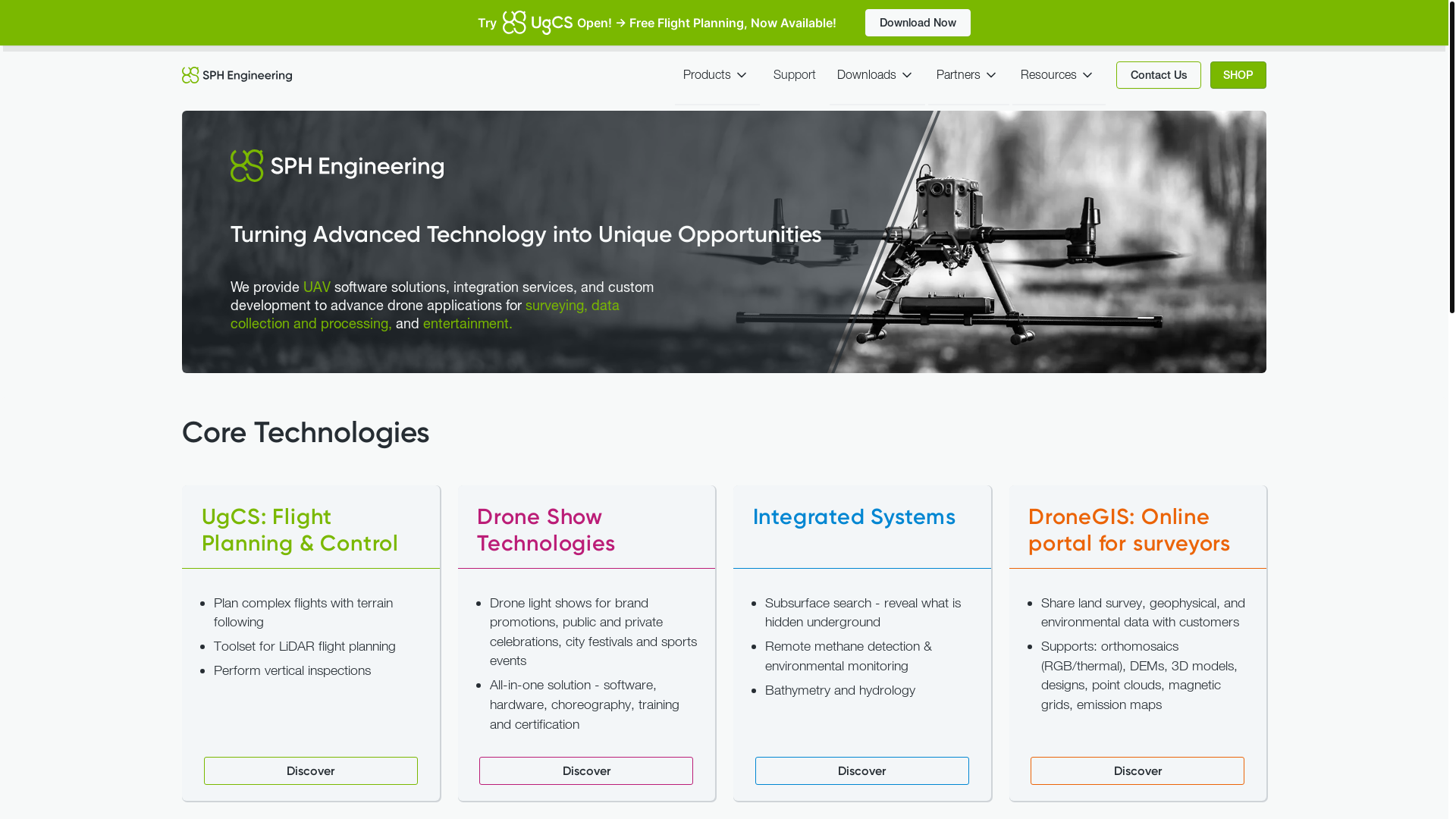 website screenshot of https://techugcs.com/